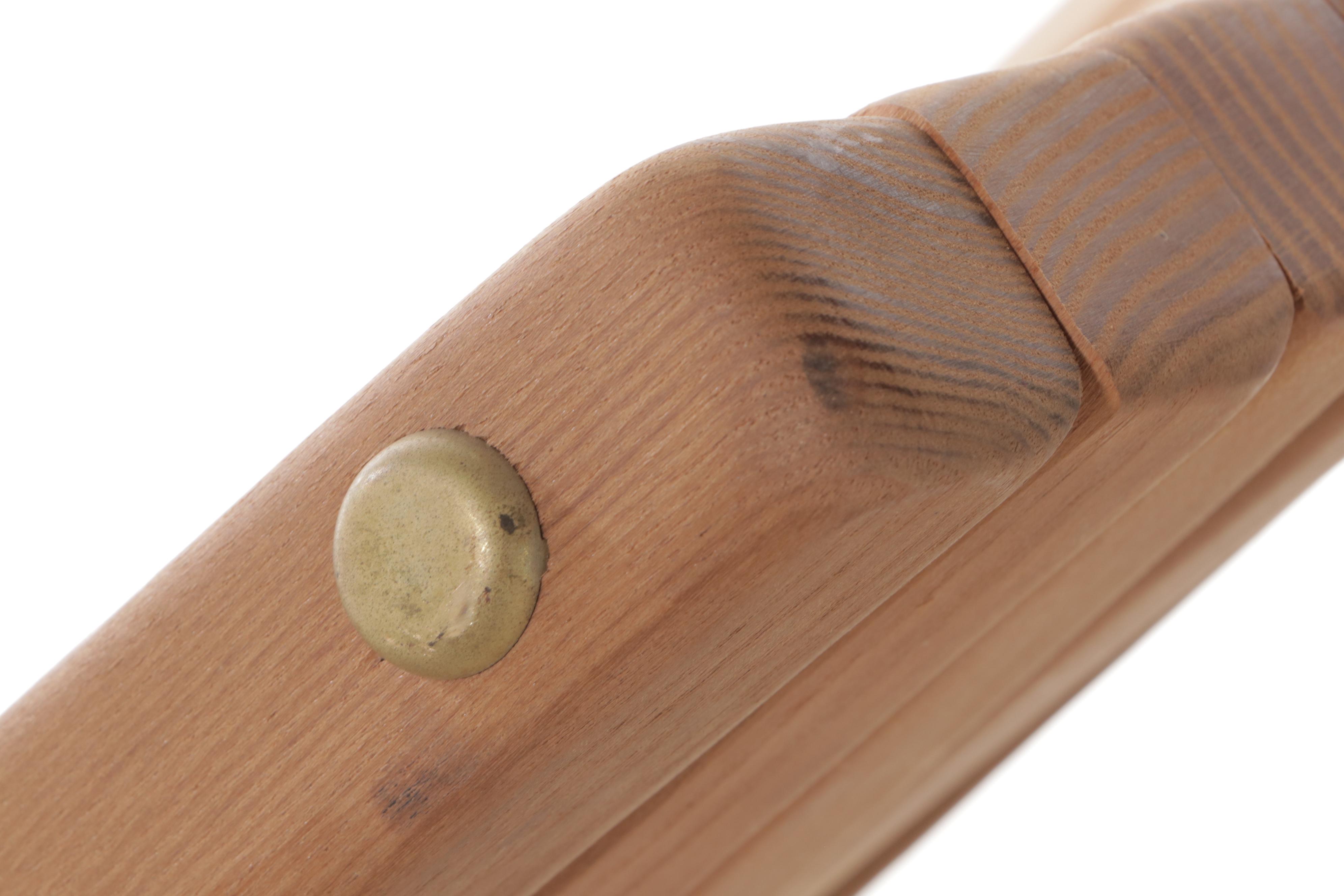 Slatted Hardwood Folding Patio Lounge Chair