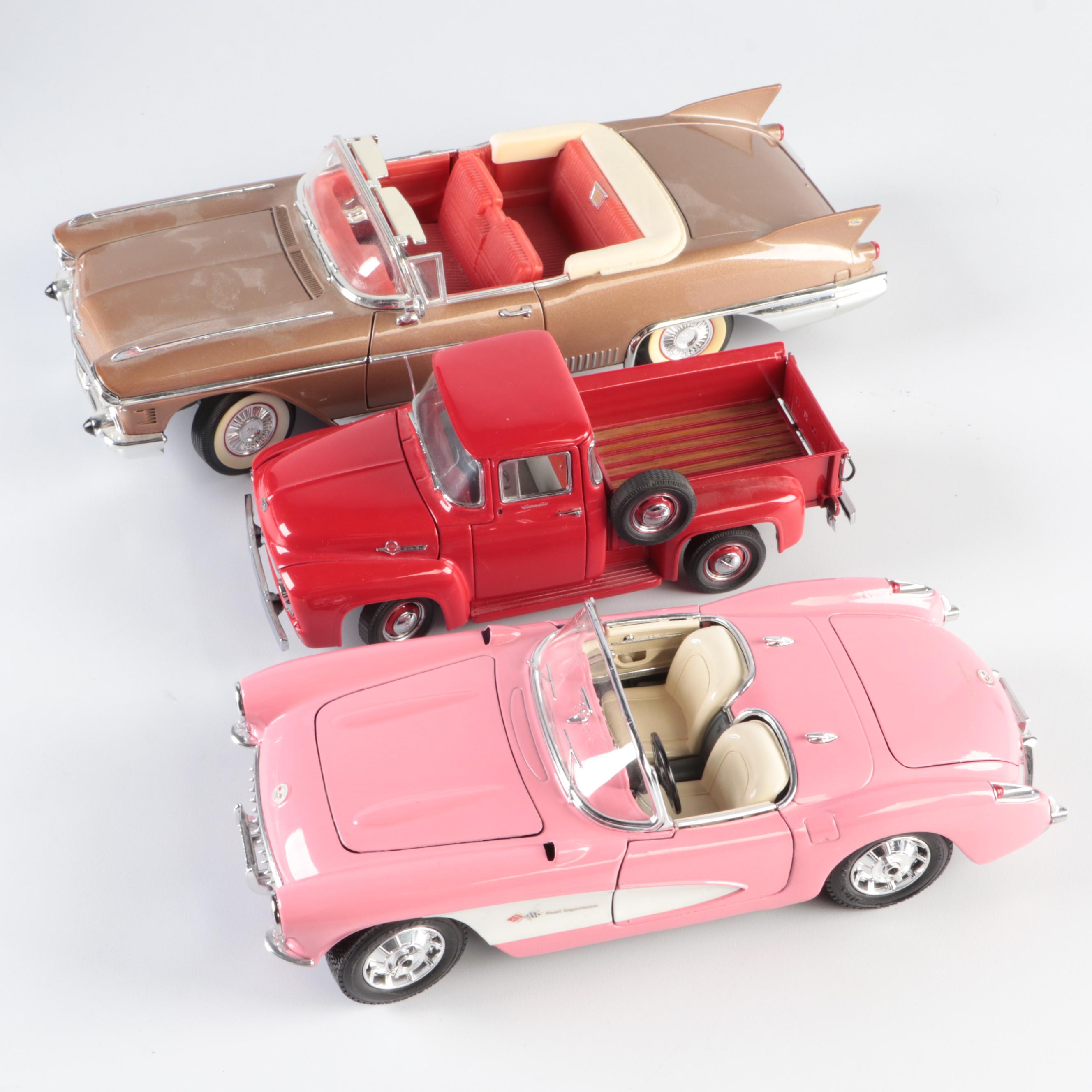 Maisto Jaguar XJ220, Danbury Mint 1956 Ford F-100, and More Diecast Cars