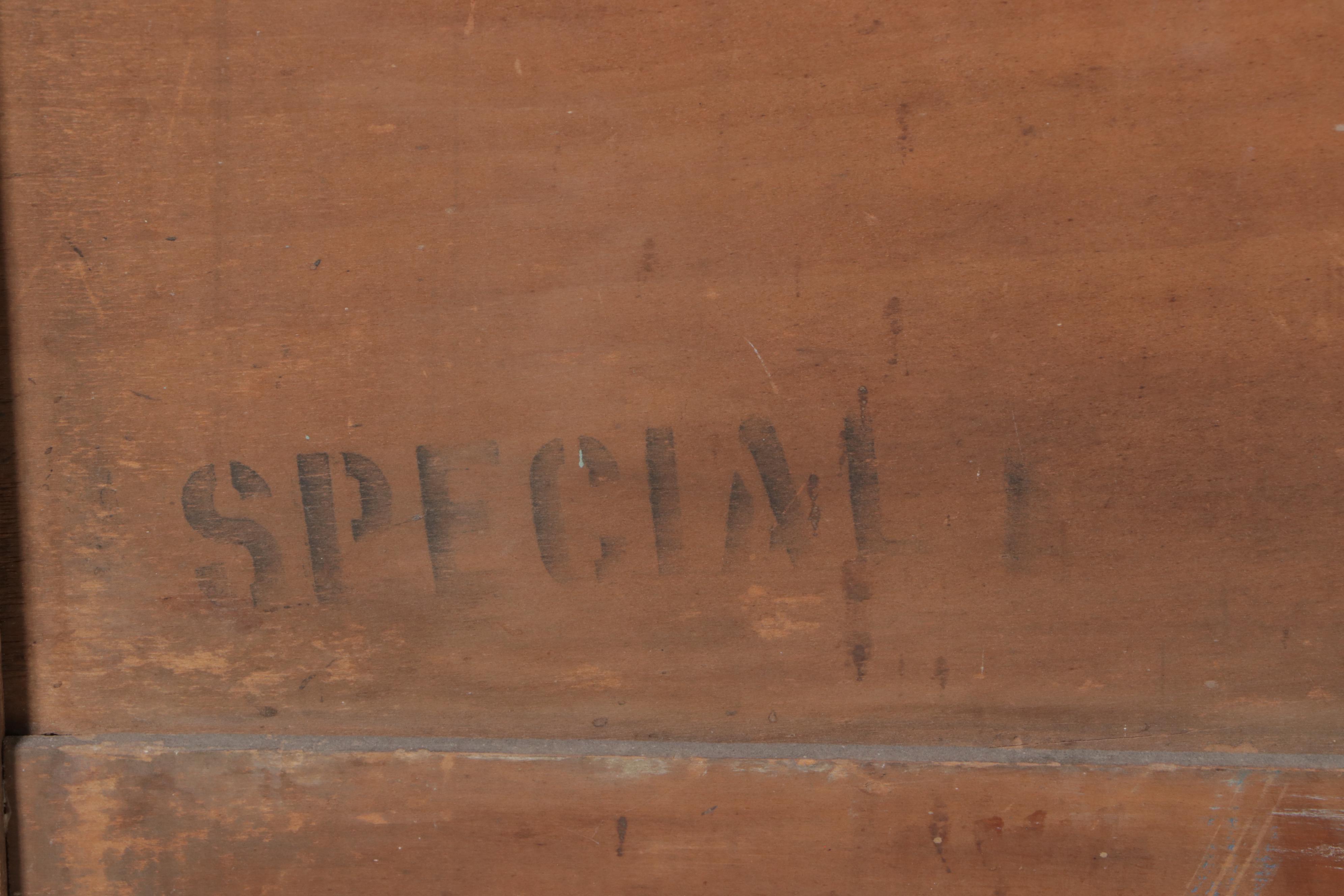 American Oak and Enamel Top Kitchen Cabinet, Poss. Sellers, Early 20th Century