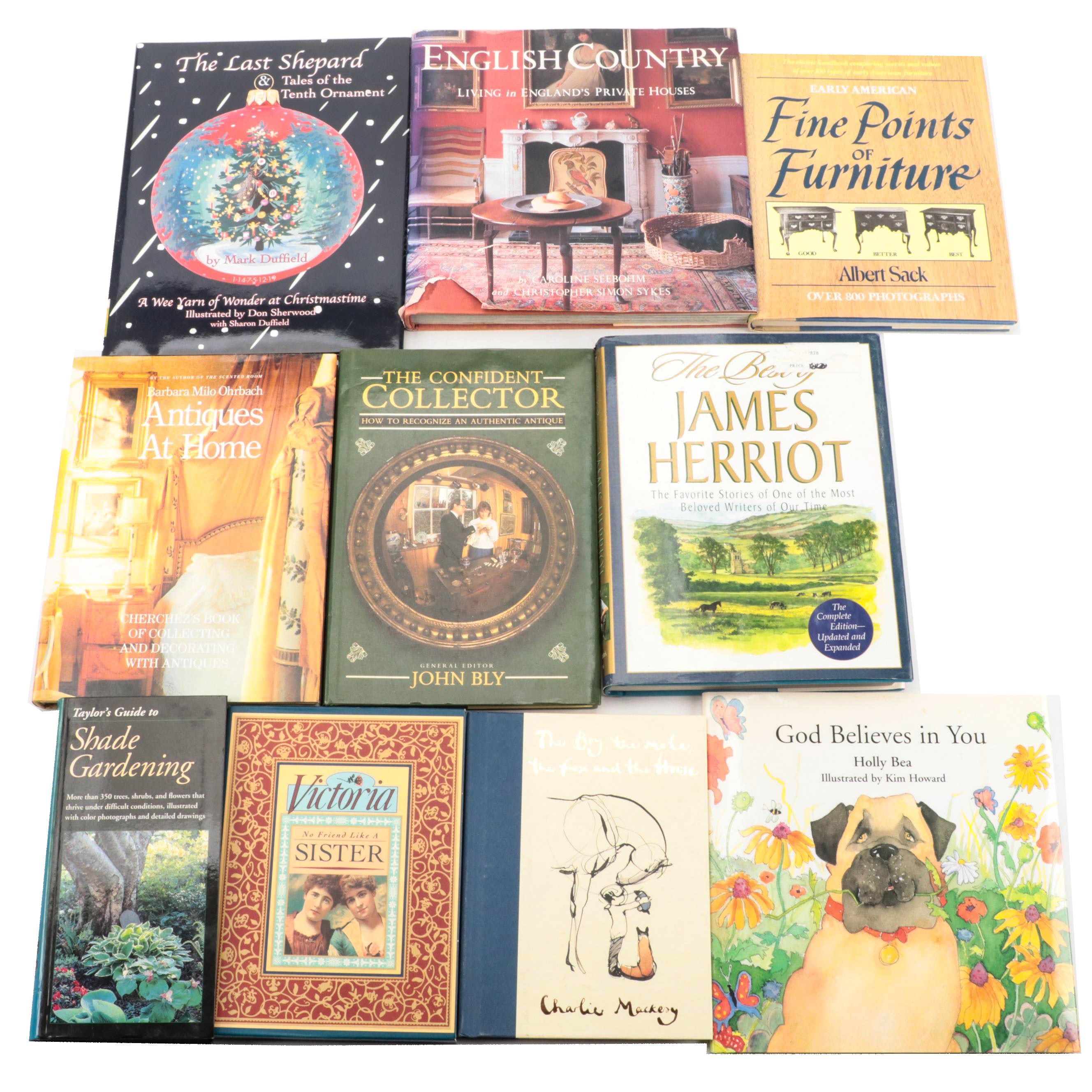 First Edition "English Country" by Caroline Seebohm and More Books