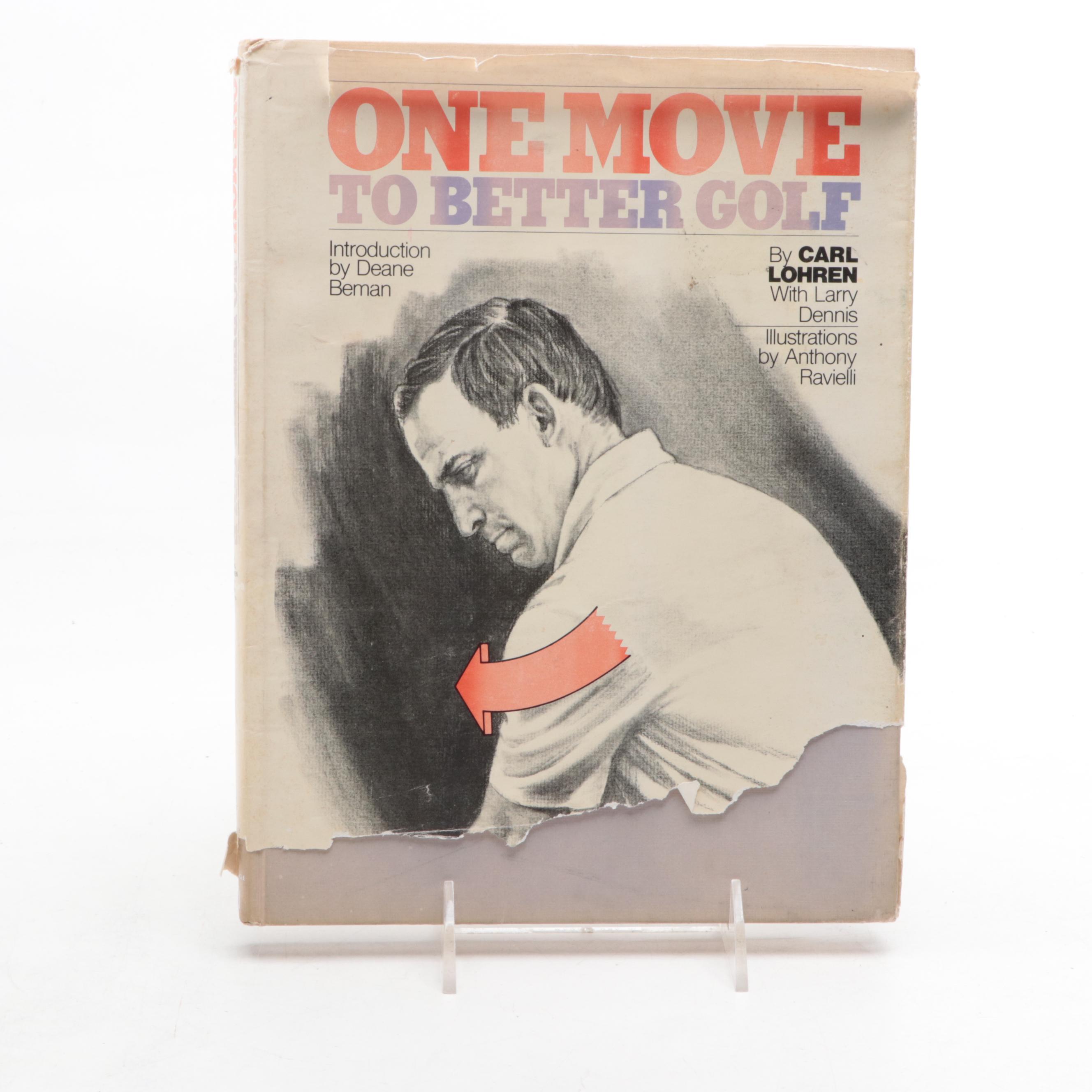 First Edition "One Move to Better Golf" by Carl Lohren and More Books