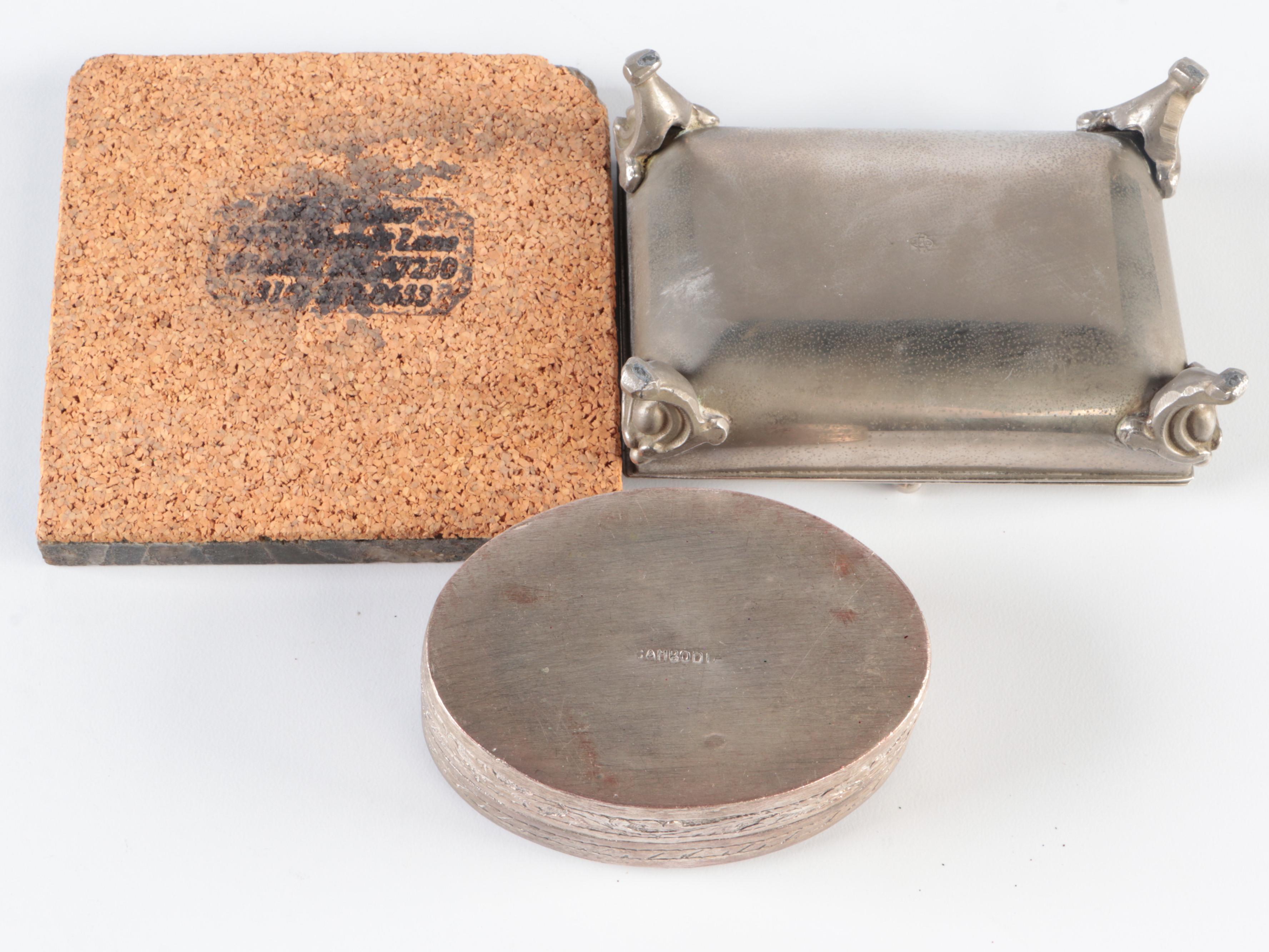 Kronheim & Oldenbusch Co Silver Plate Box with Equestriana Collection