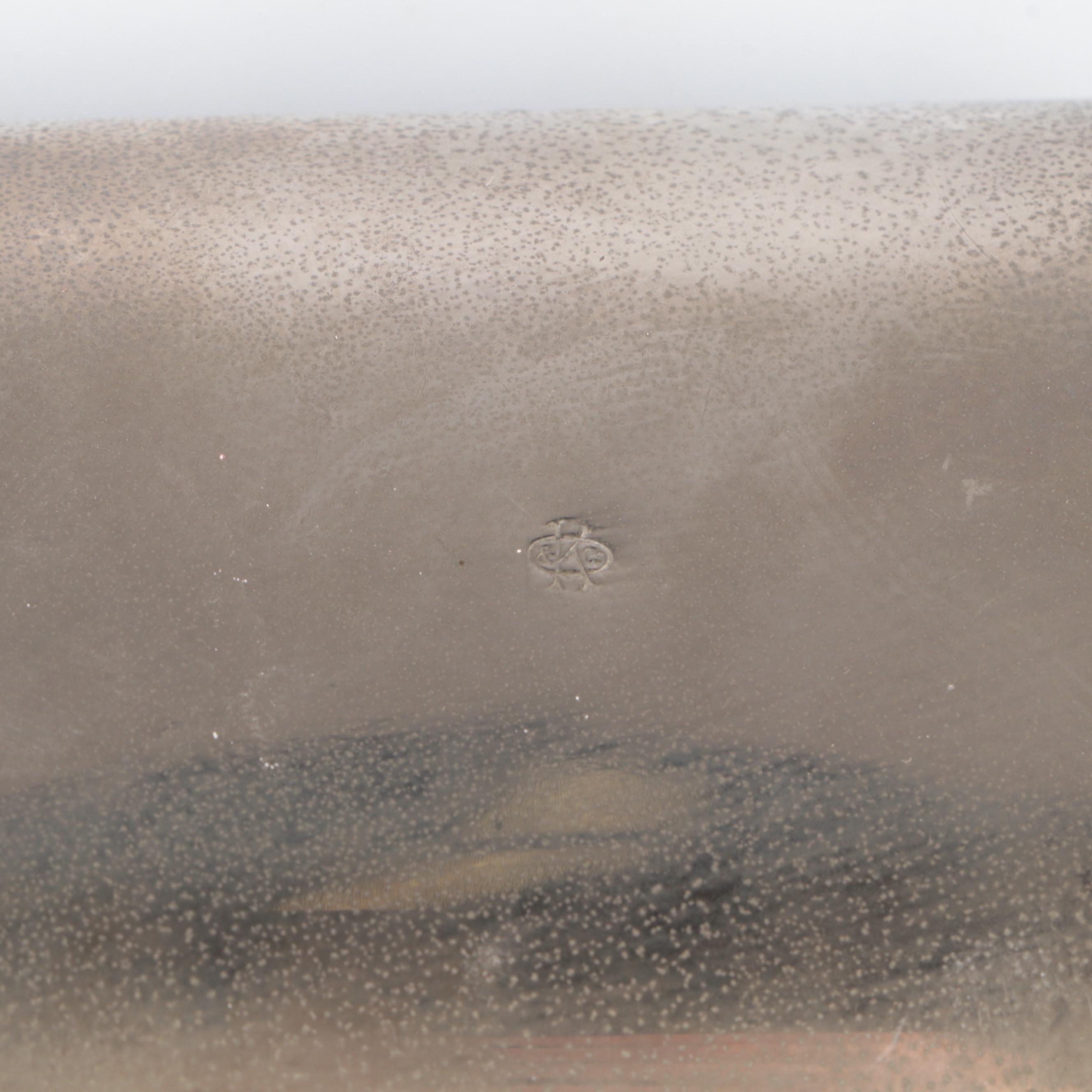 Kronheim & Oldenbusch Co Silver Plate Box with Equestriana Collection