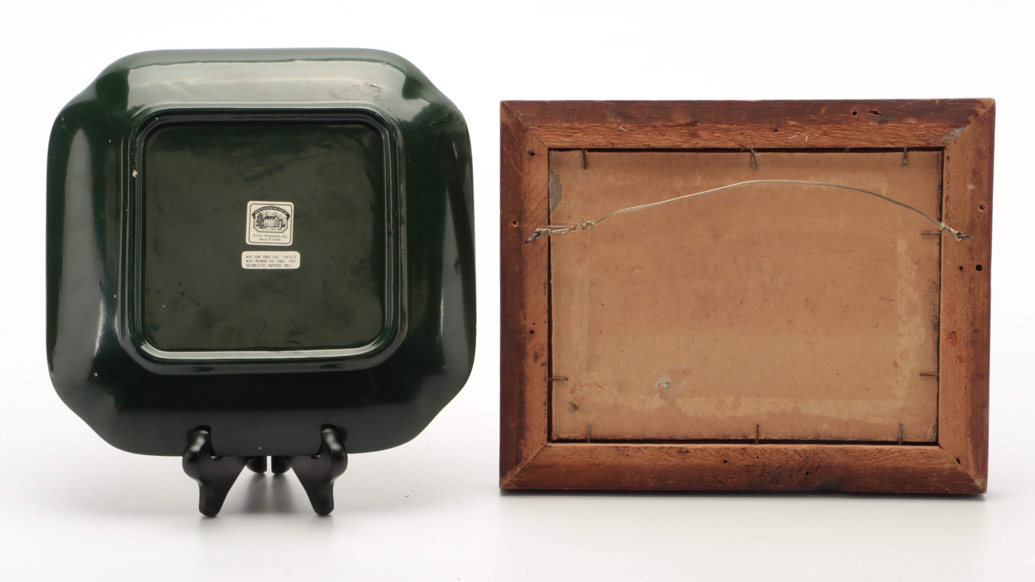 Kronheim & Oldenbusch Co Silver Plate Box with Equestriana Collection