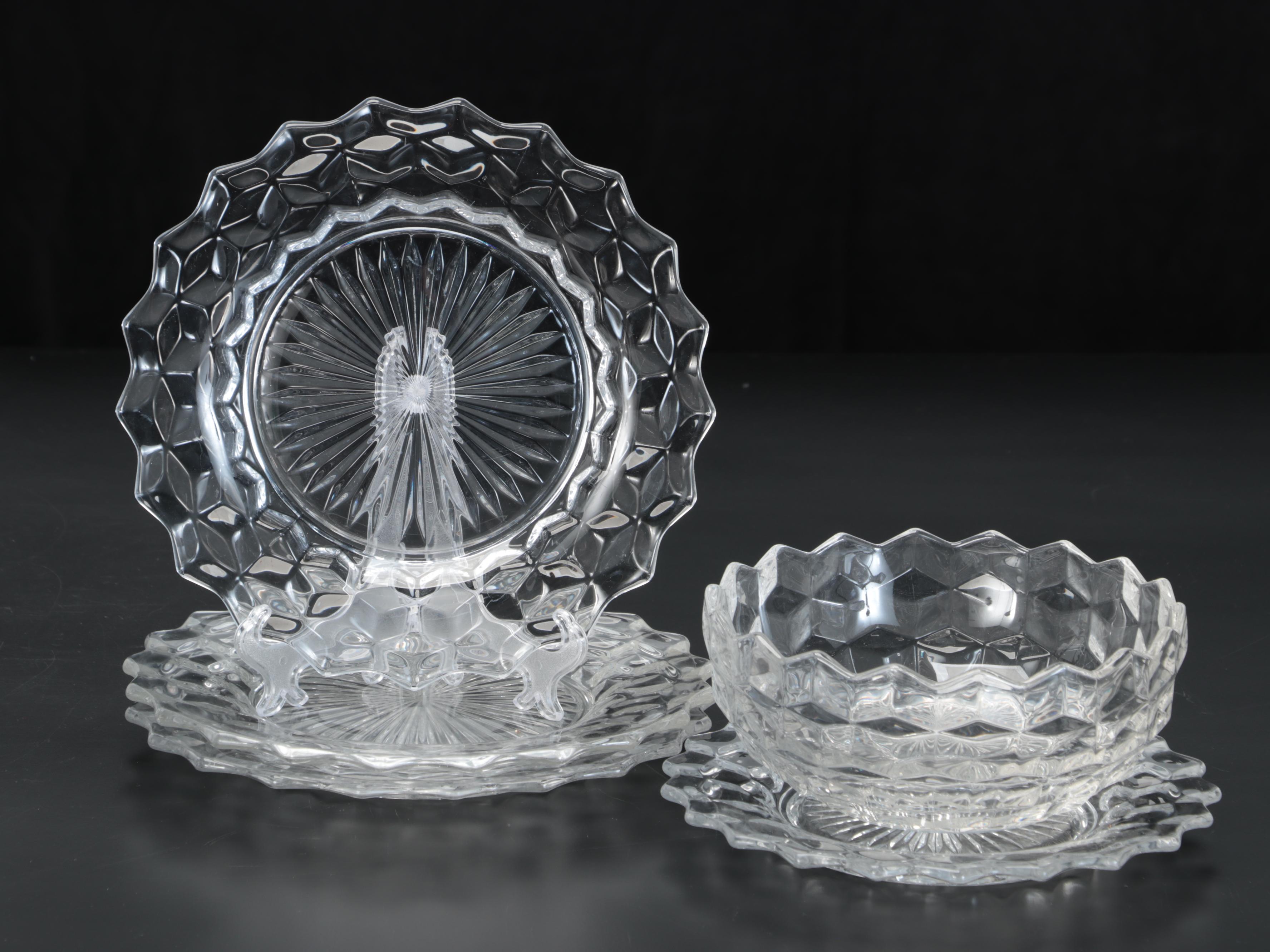 Fostoria "American Clear" Dinnerware, Stemware and Table Accessories
