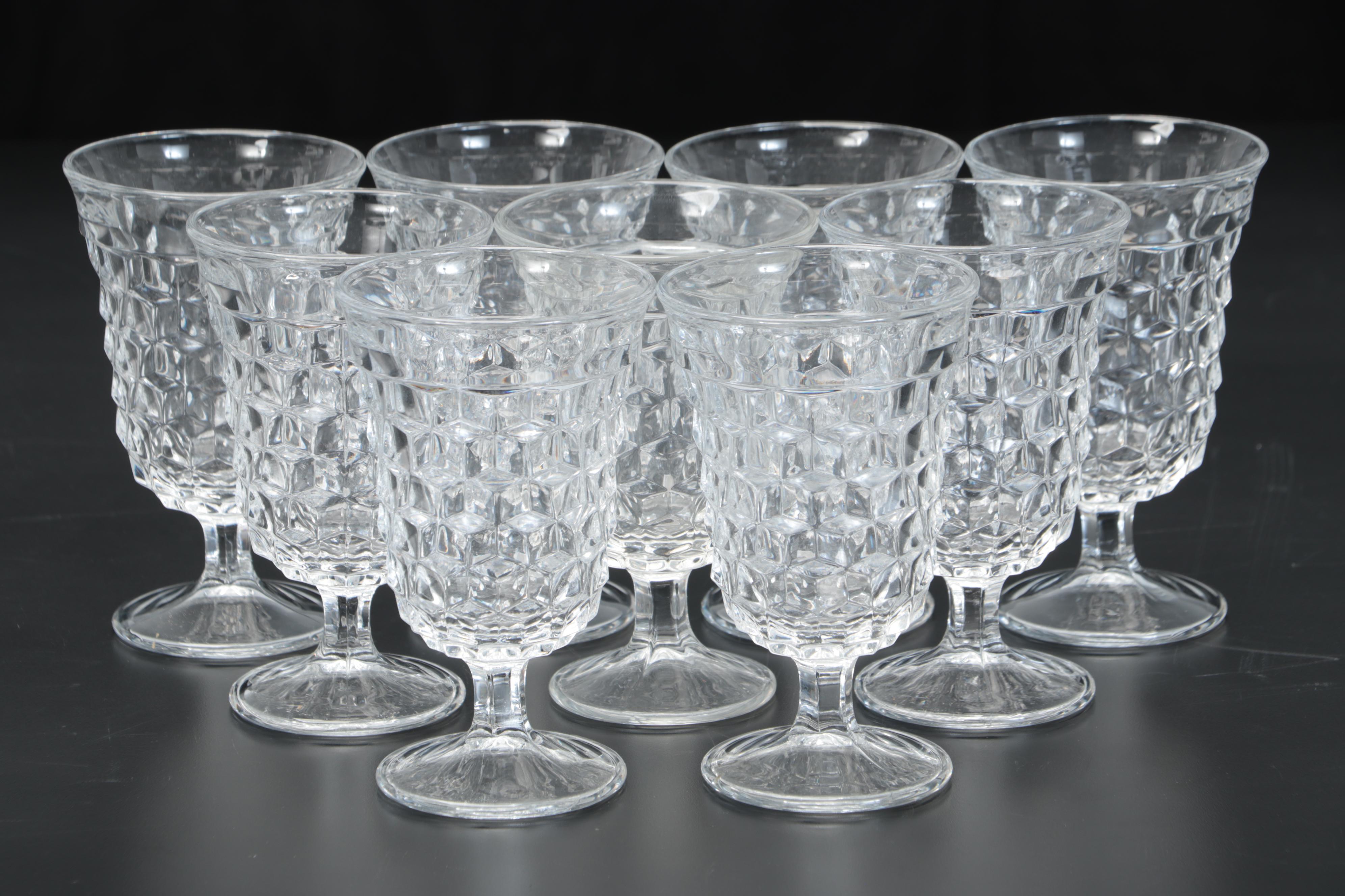 Fostoria "American Clear" Dinnerware, Stemware and Table Accessories