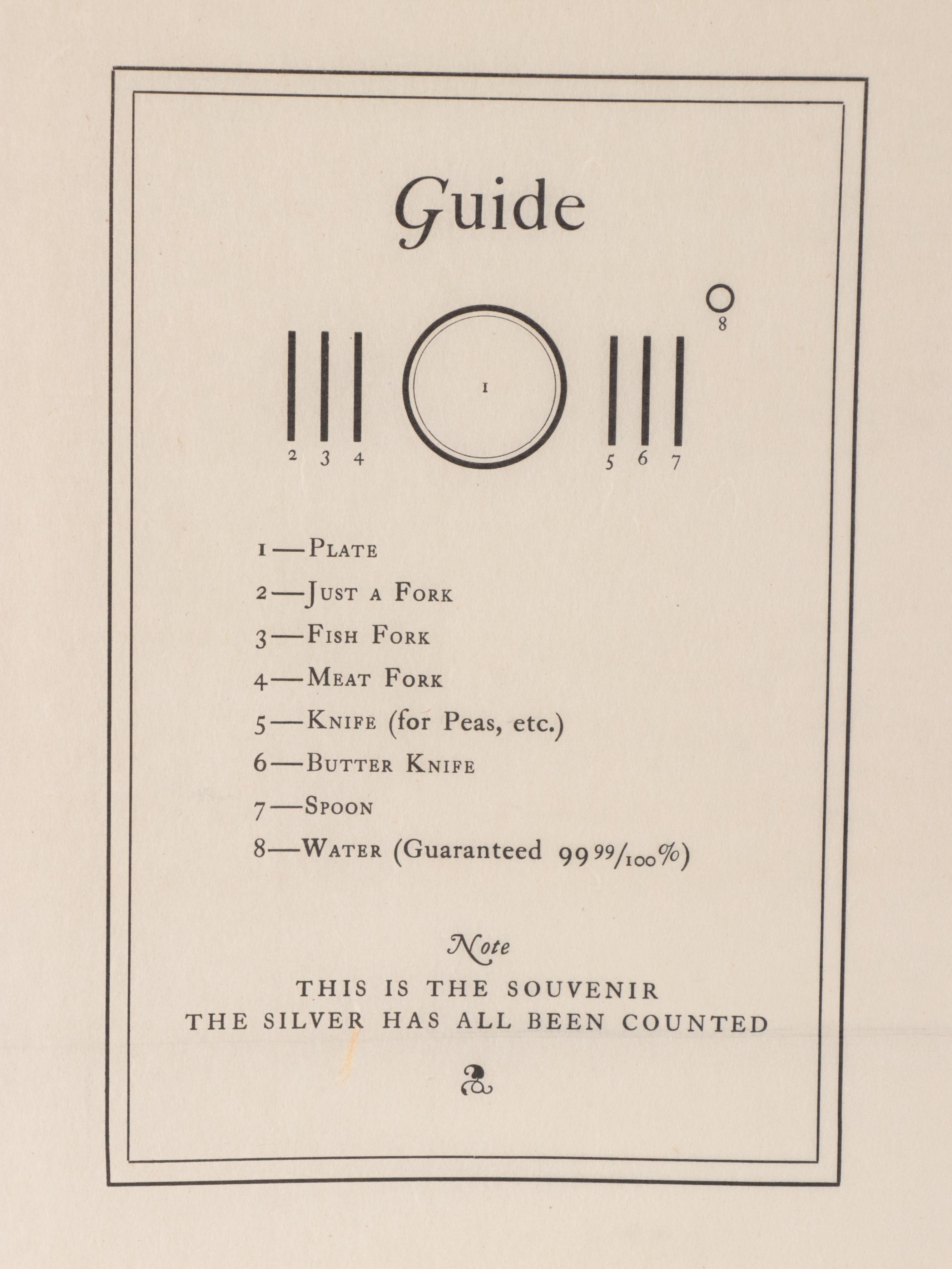 Edwin Wilson Linocut Party Invitation, Mid-20th Century