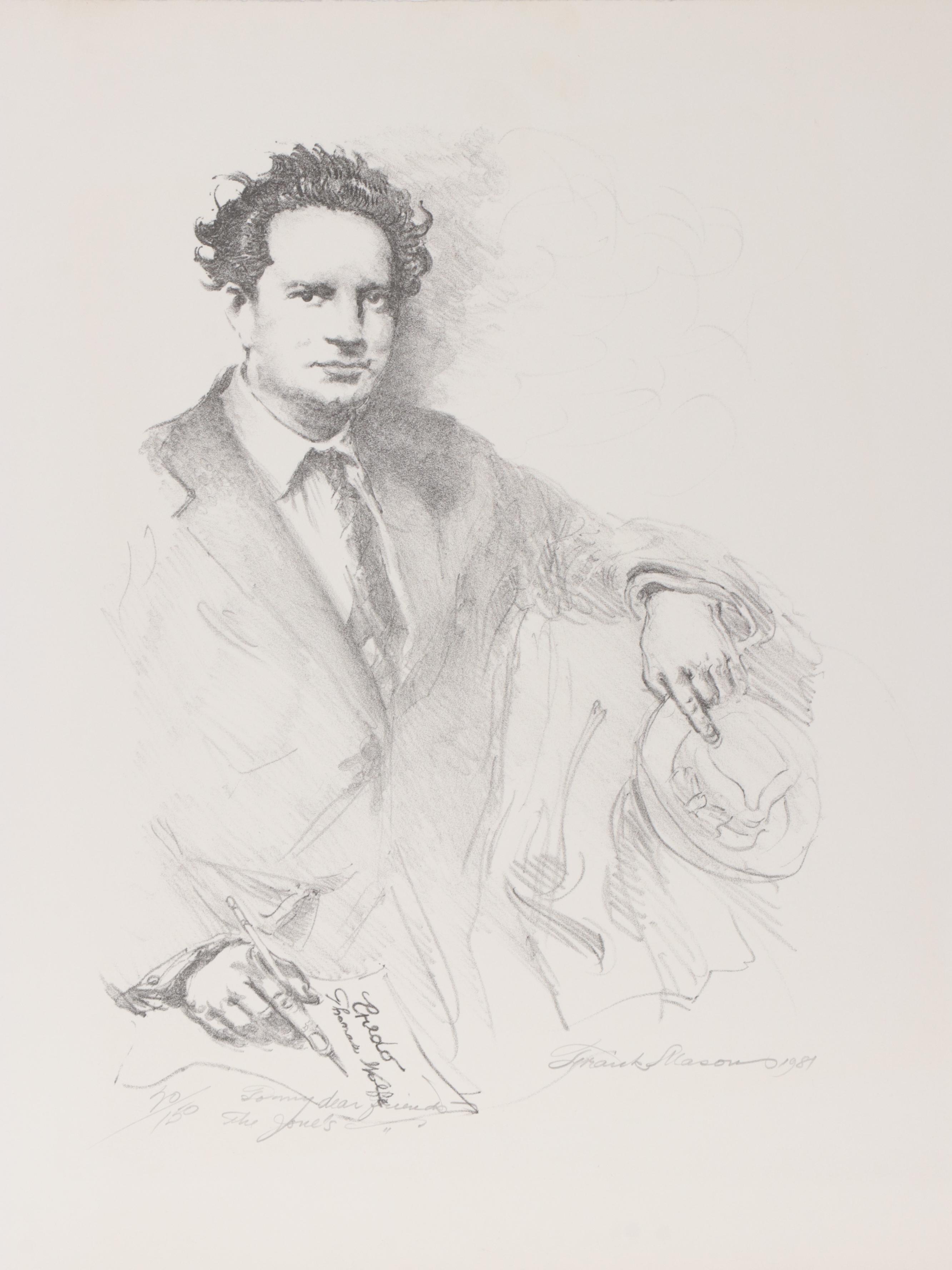 Frank Herbert Lithograph "Thomas Wolfe," 1981