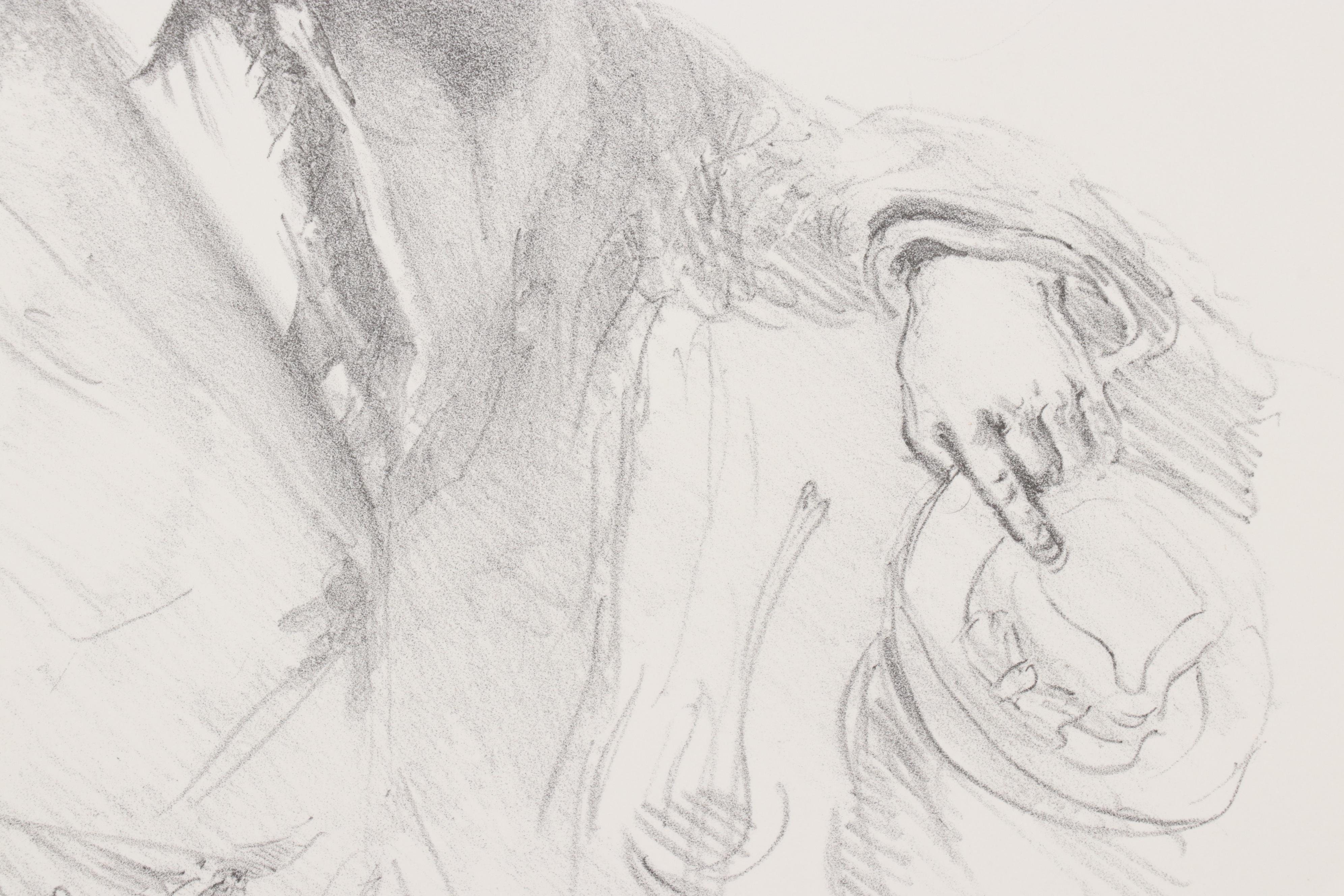 Frank Herbert Lithograph "Thomas Wolfe," 1981