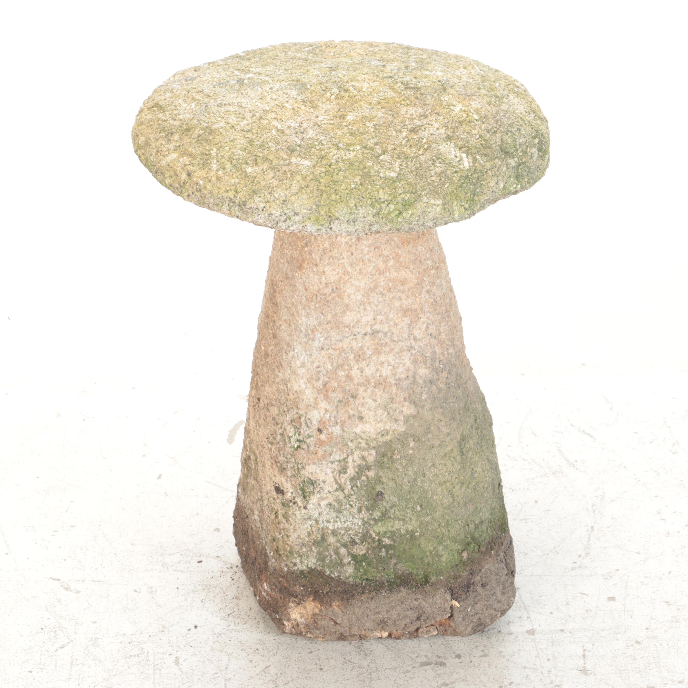 Hand-Carved Staddle Stone, Antique, Possibly English