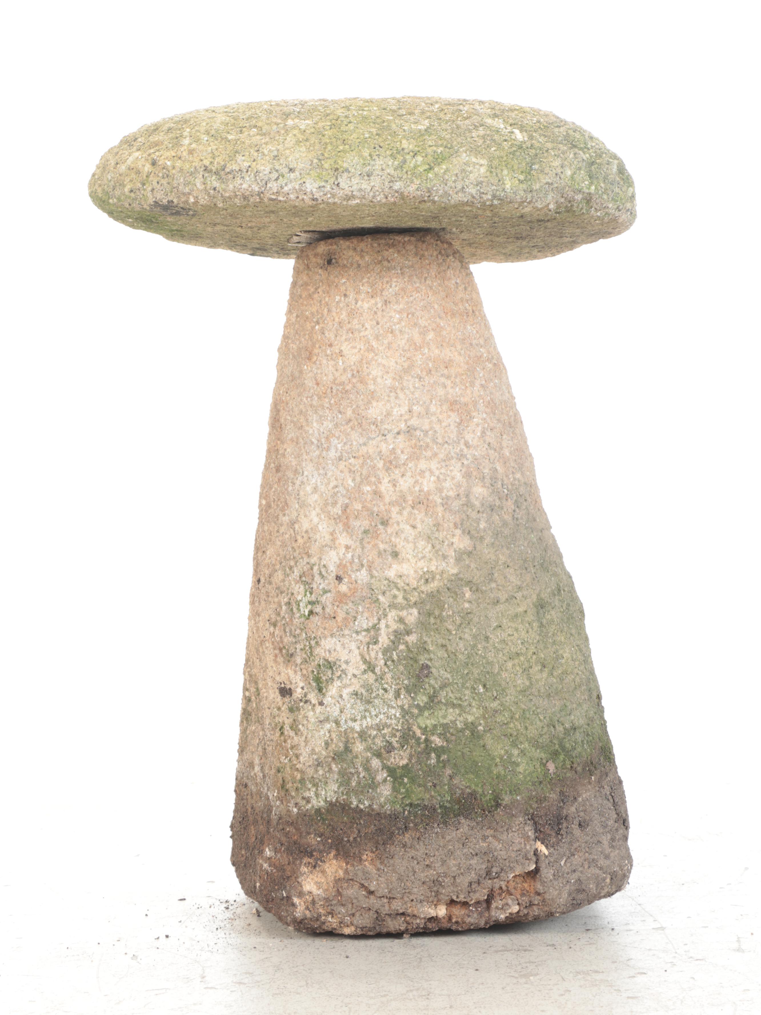 Hand-Carved Staddle Stone, Antique, Possibly English