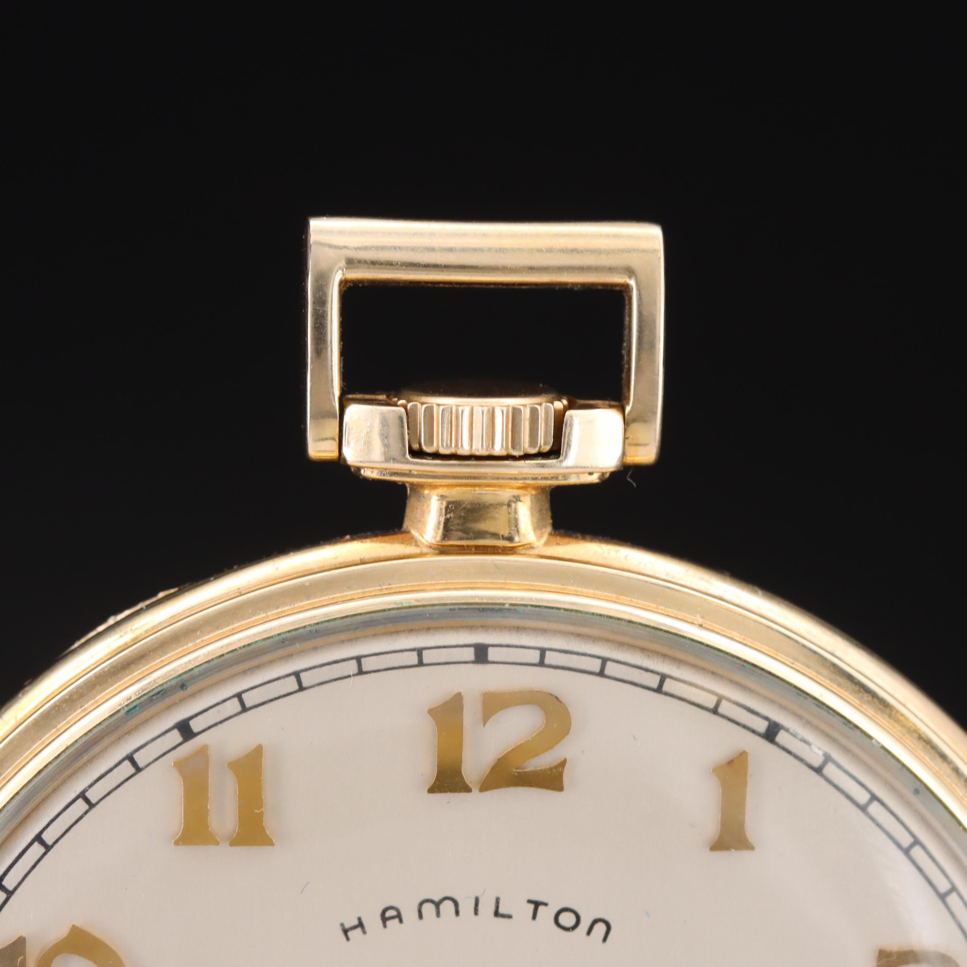 1952 Hamilton Gold-Filled Pocket Watch