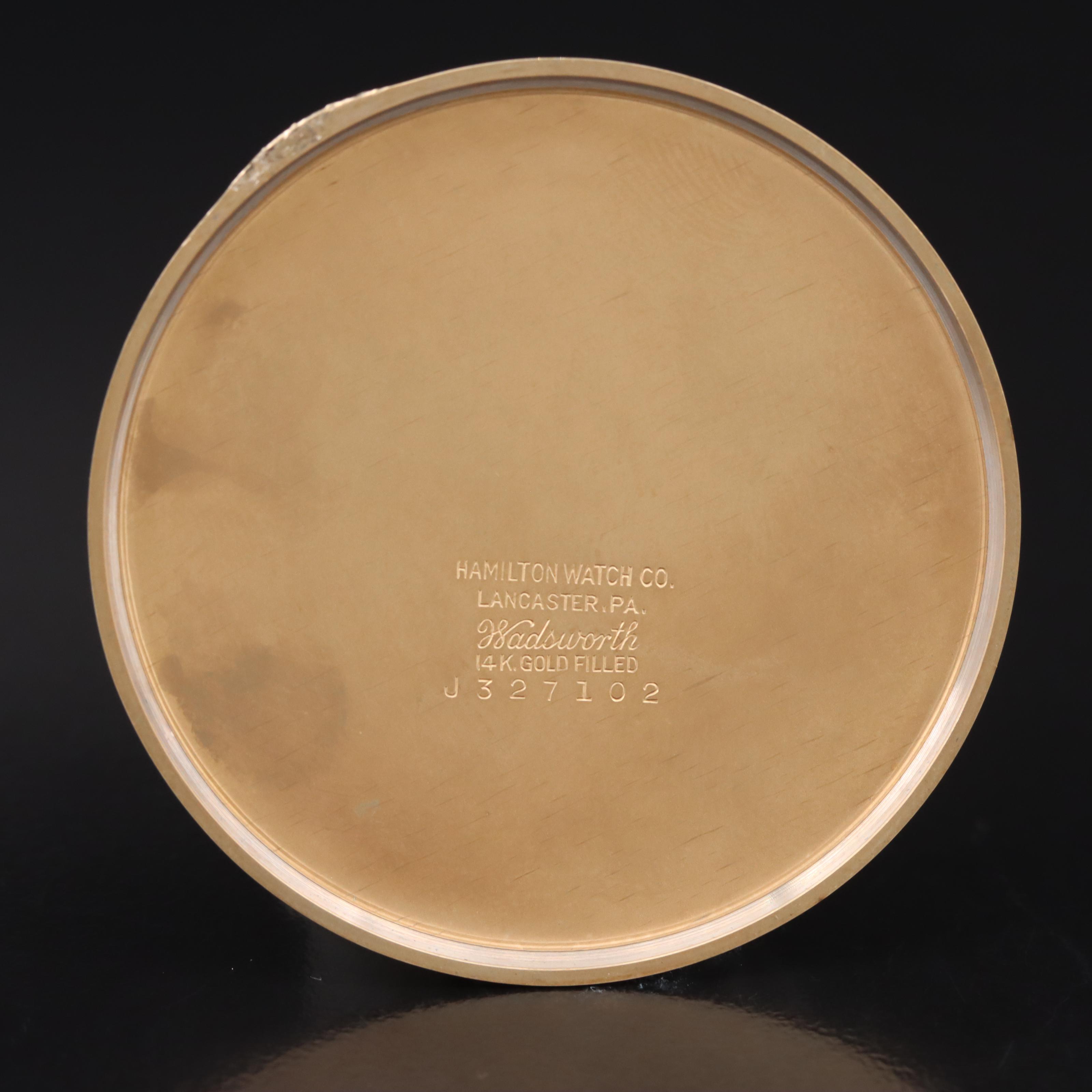 1952 Hamilton Gold-Filled Pocket Watch