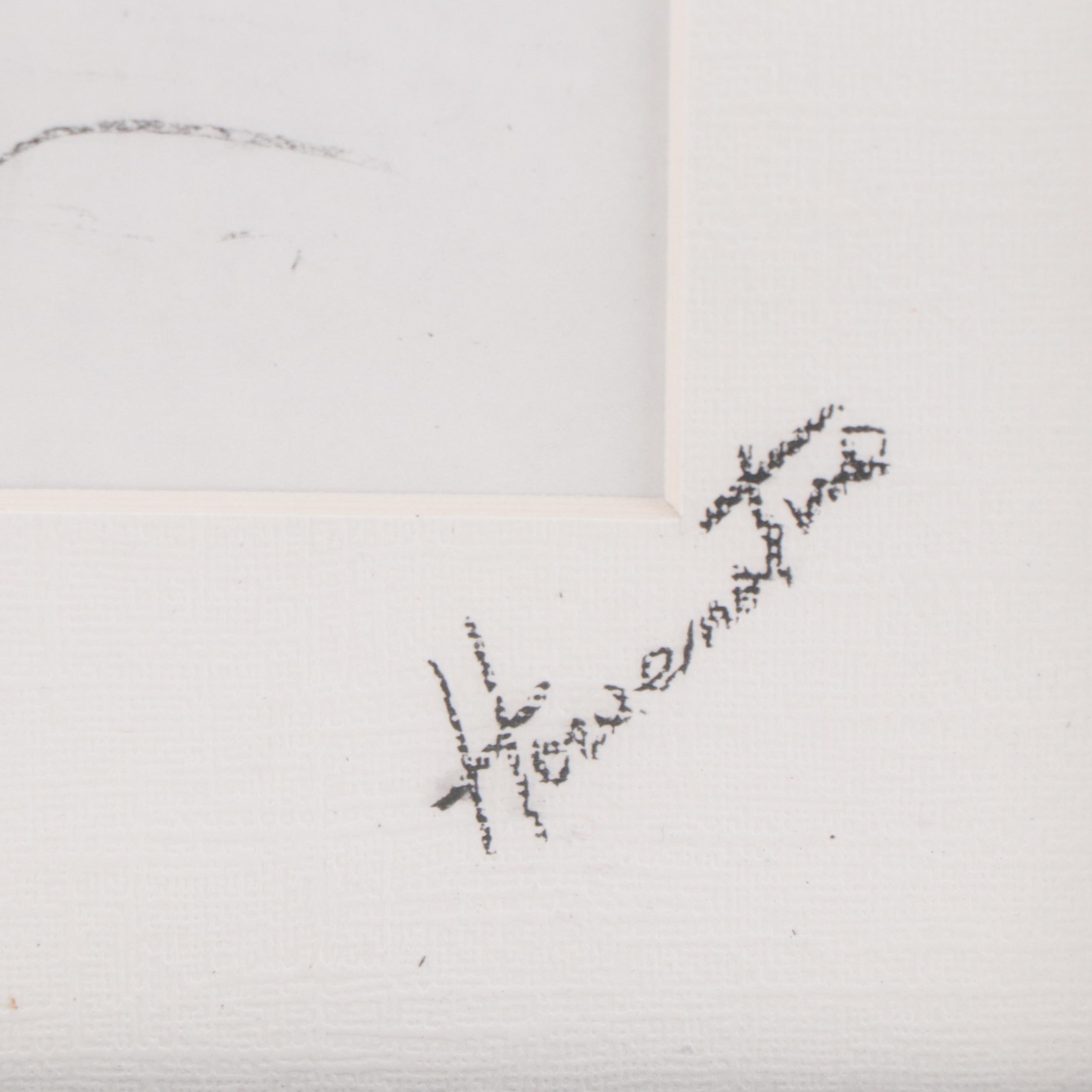 Charcoal Drawing of Galloping Horse