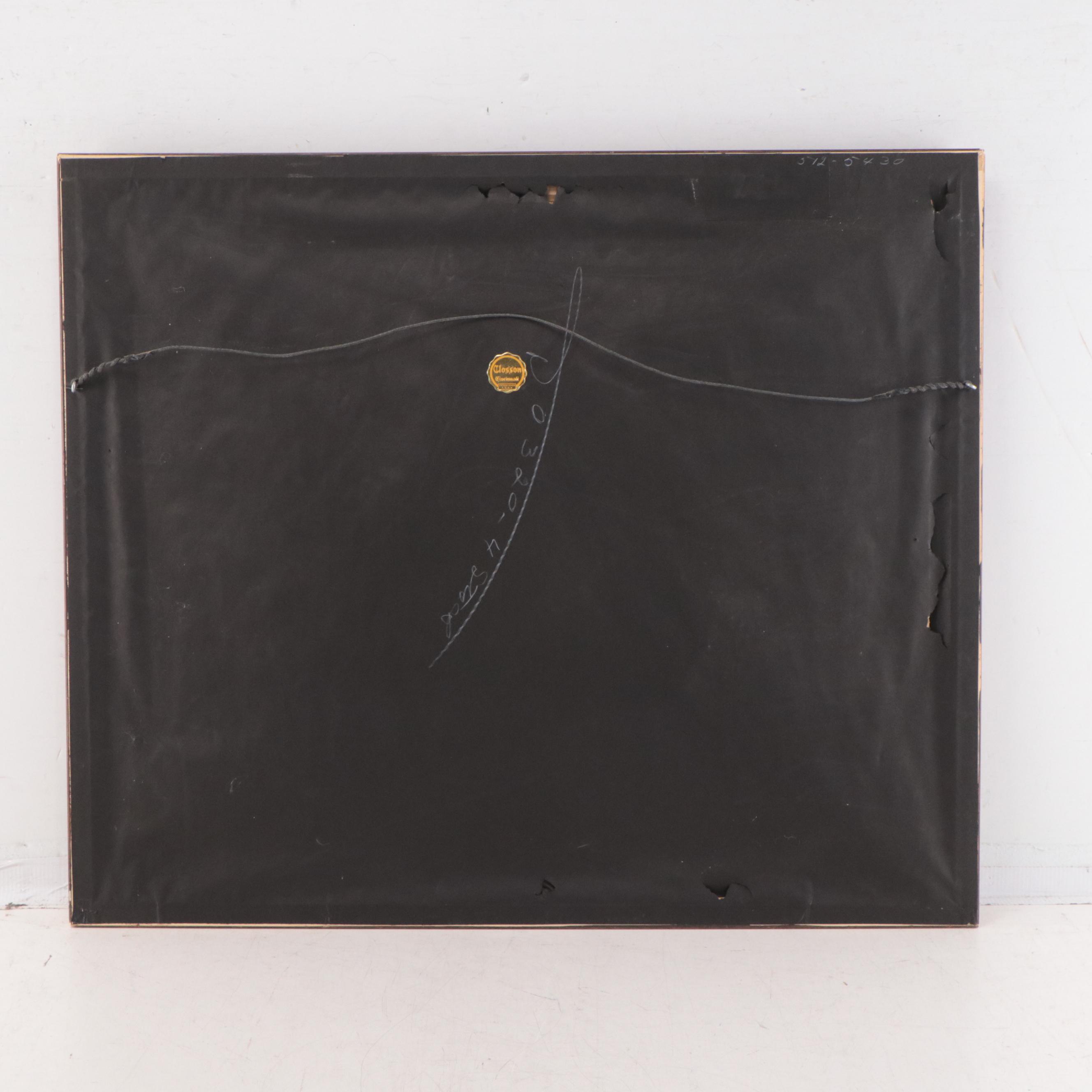 Hand-Colored Photogravure After George Wright "The Pink of Condition"