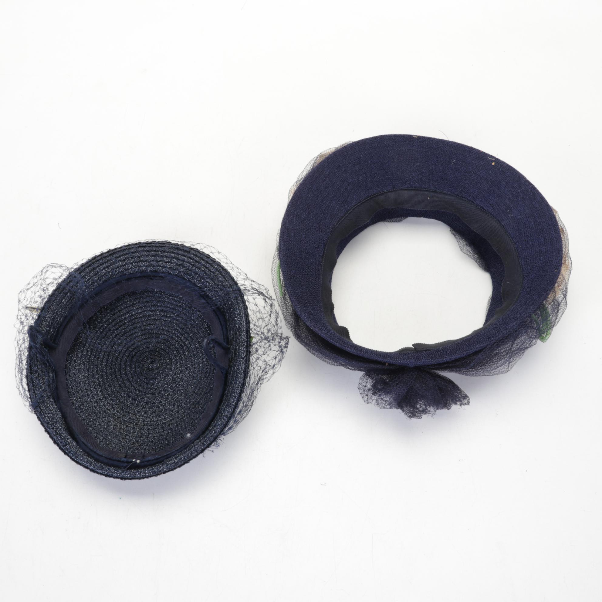 Floral, Fruit, and Embellished Casques, Fascinators, with Other Hats