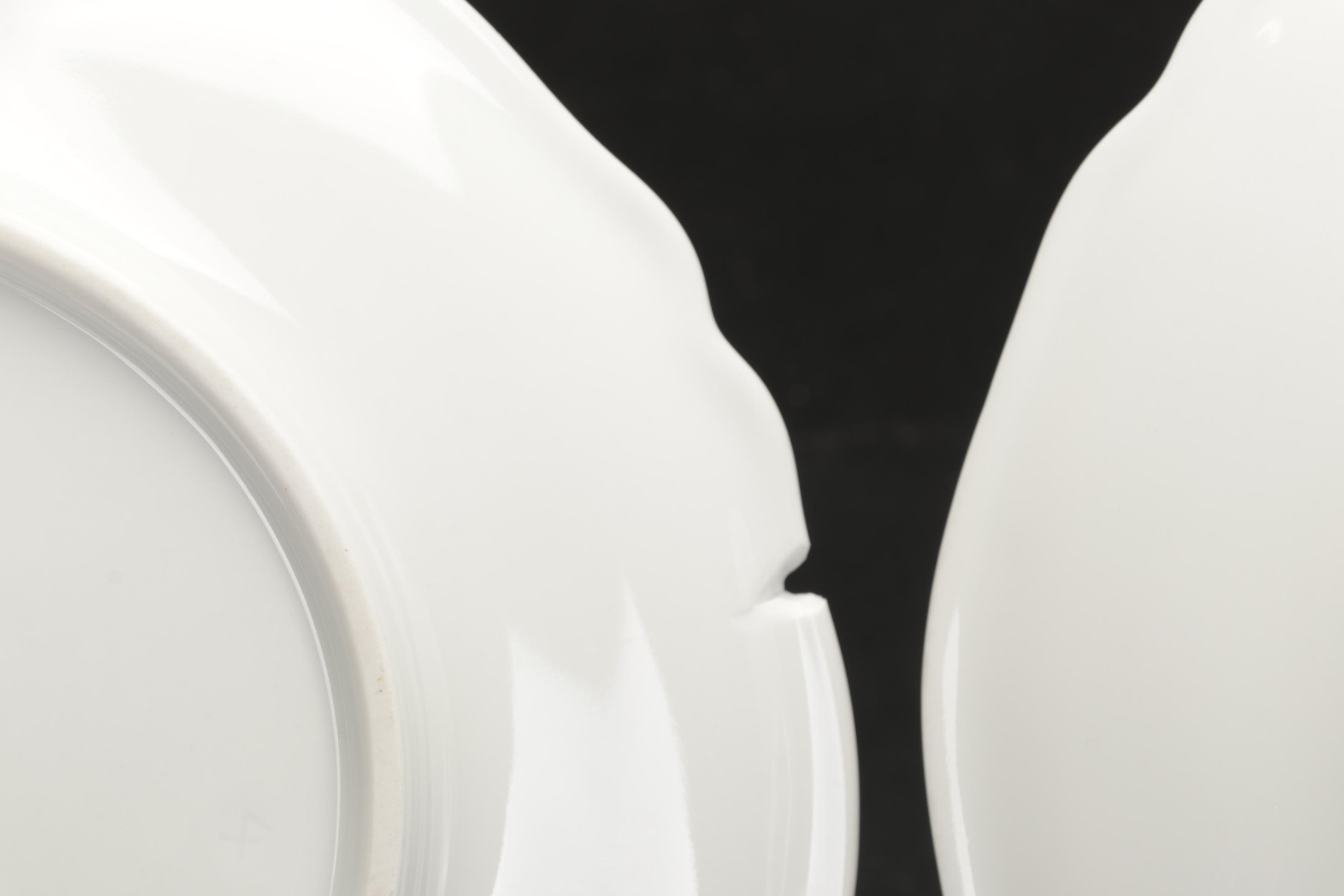 Hutschenreuther "Empress Platinum" Dinnerware, Early 20th Century