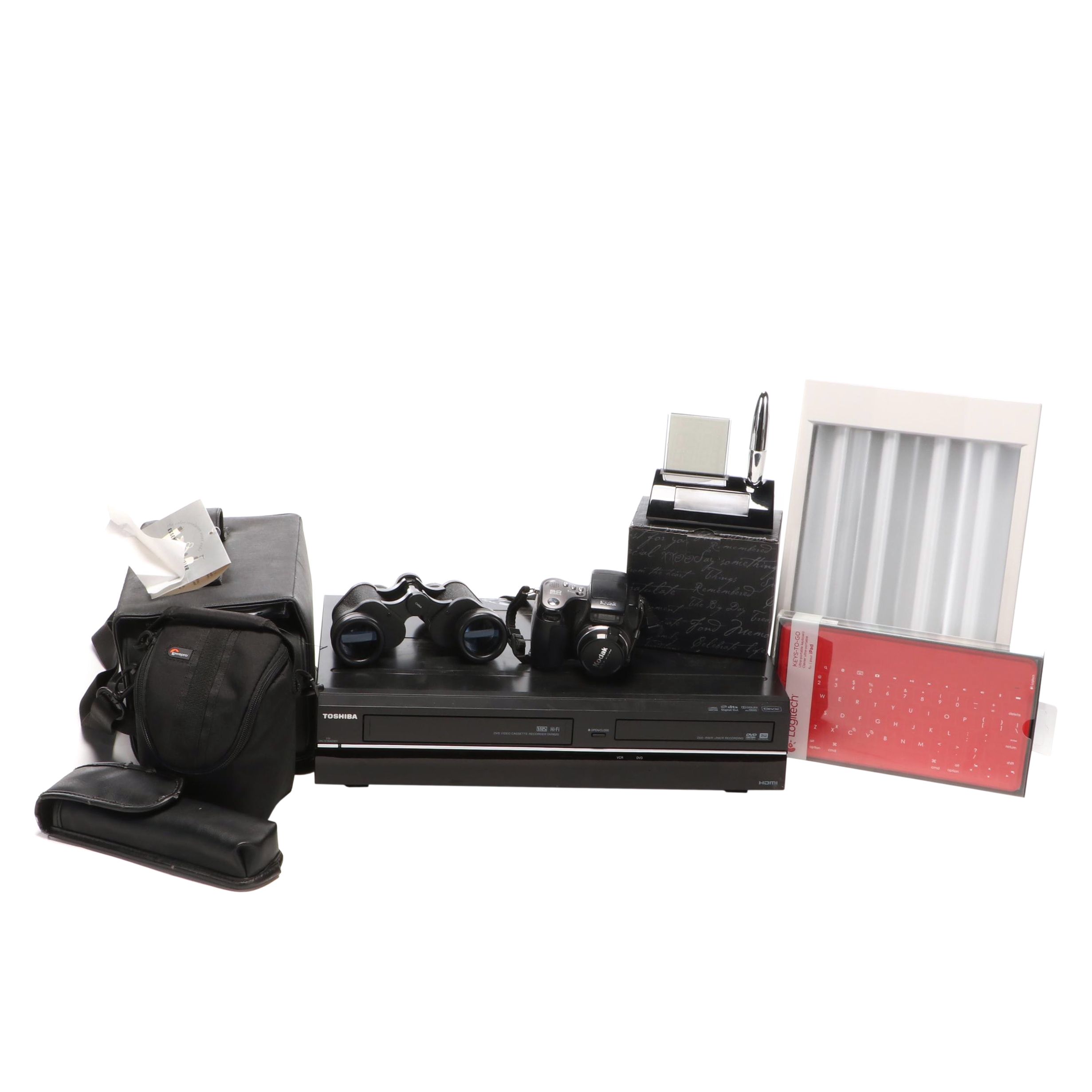 Toshiba DVD/VHS Recorder, Kodak Easyshare Digital Camera, Light Therapy, More