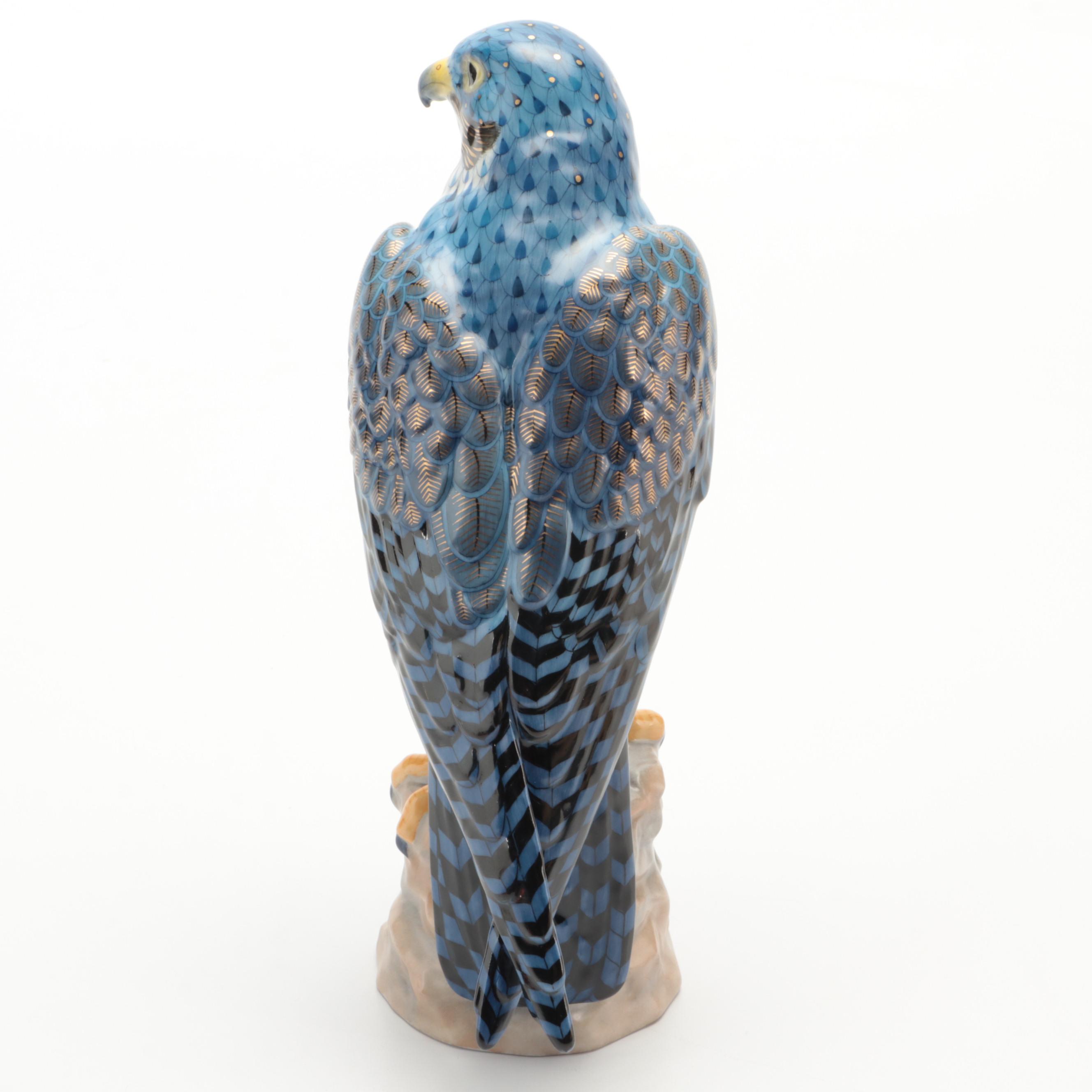 Herend Reserve Limited Edition "Peregrine Falcon" Porcelain Figurine