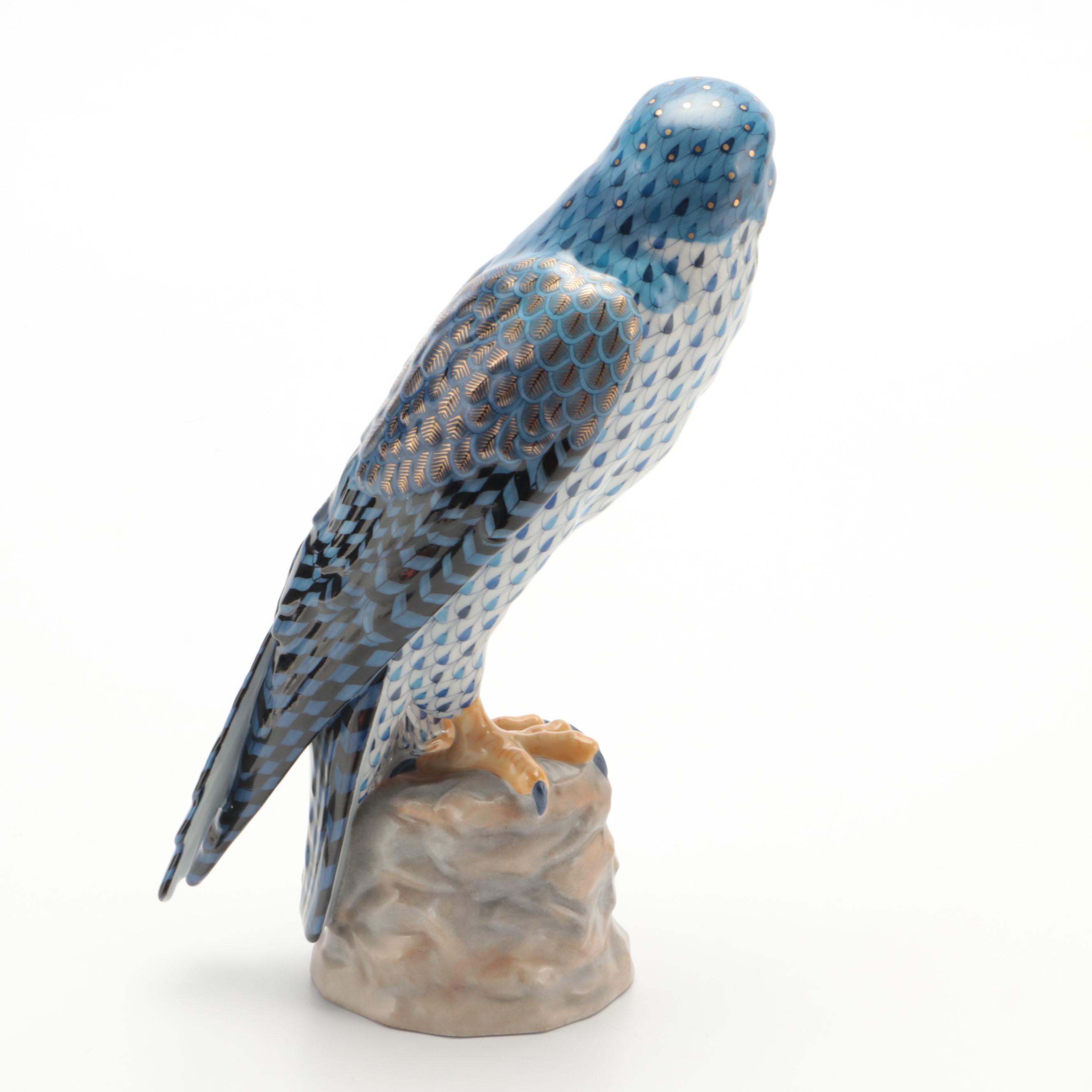 Herend Reserve Limited Edition "Peregrine Falcon" Porcelain Figurine