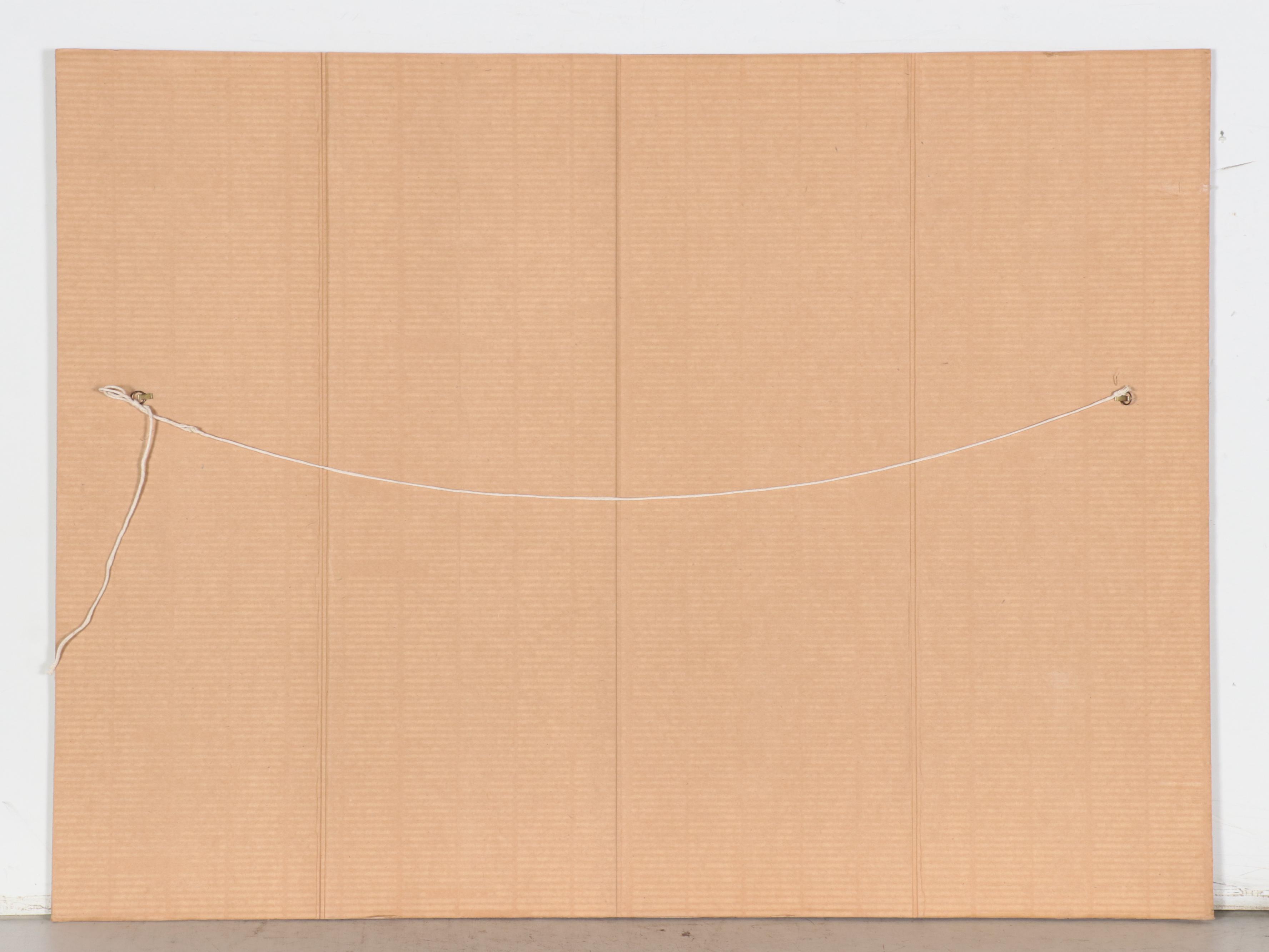 Dan Burne Jones Gouache Painting of Thomas Wolfe House Interior, 1952