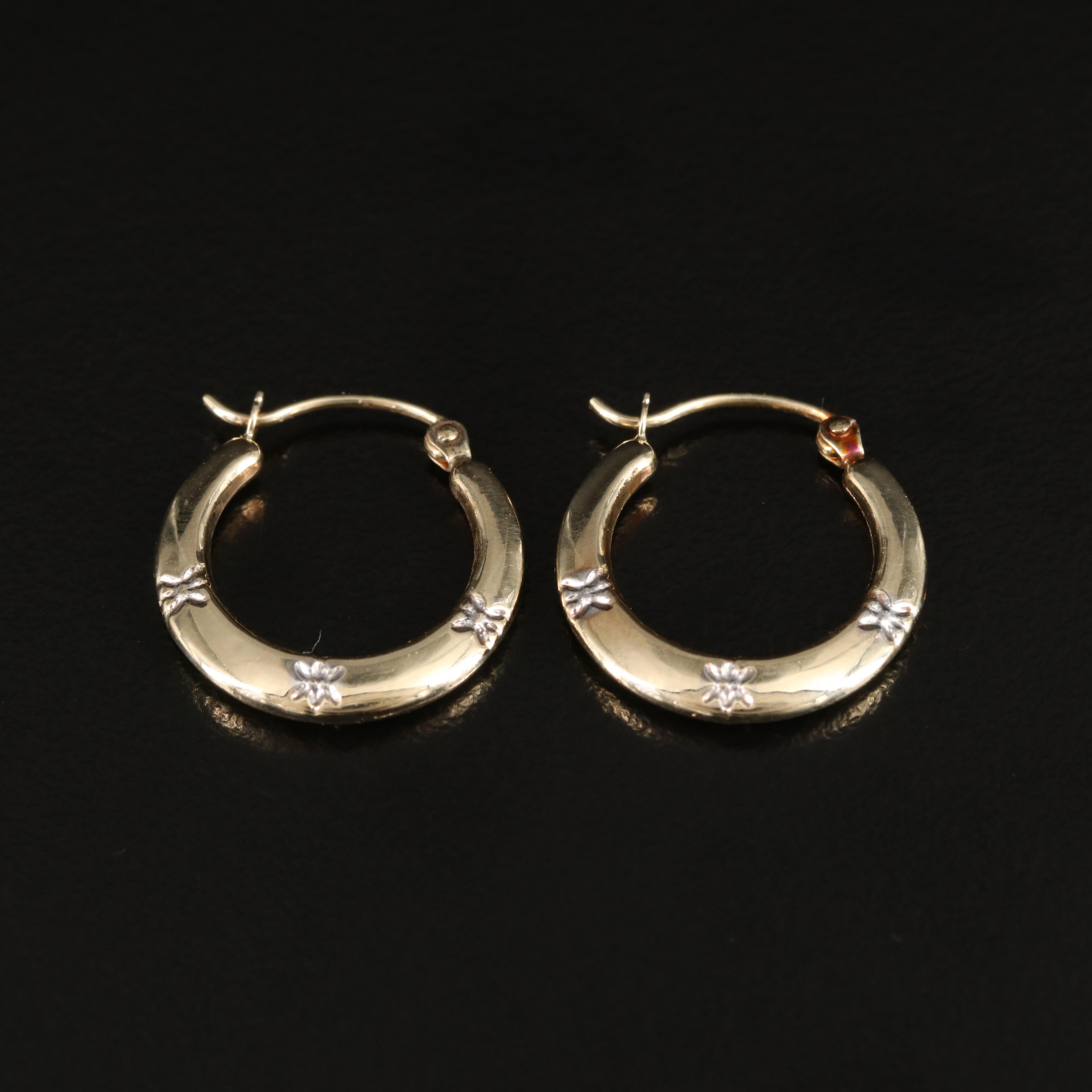 10K Hoop Earrings