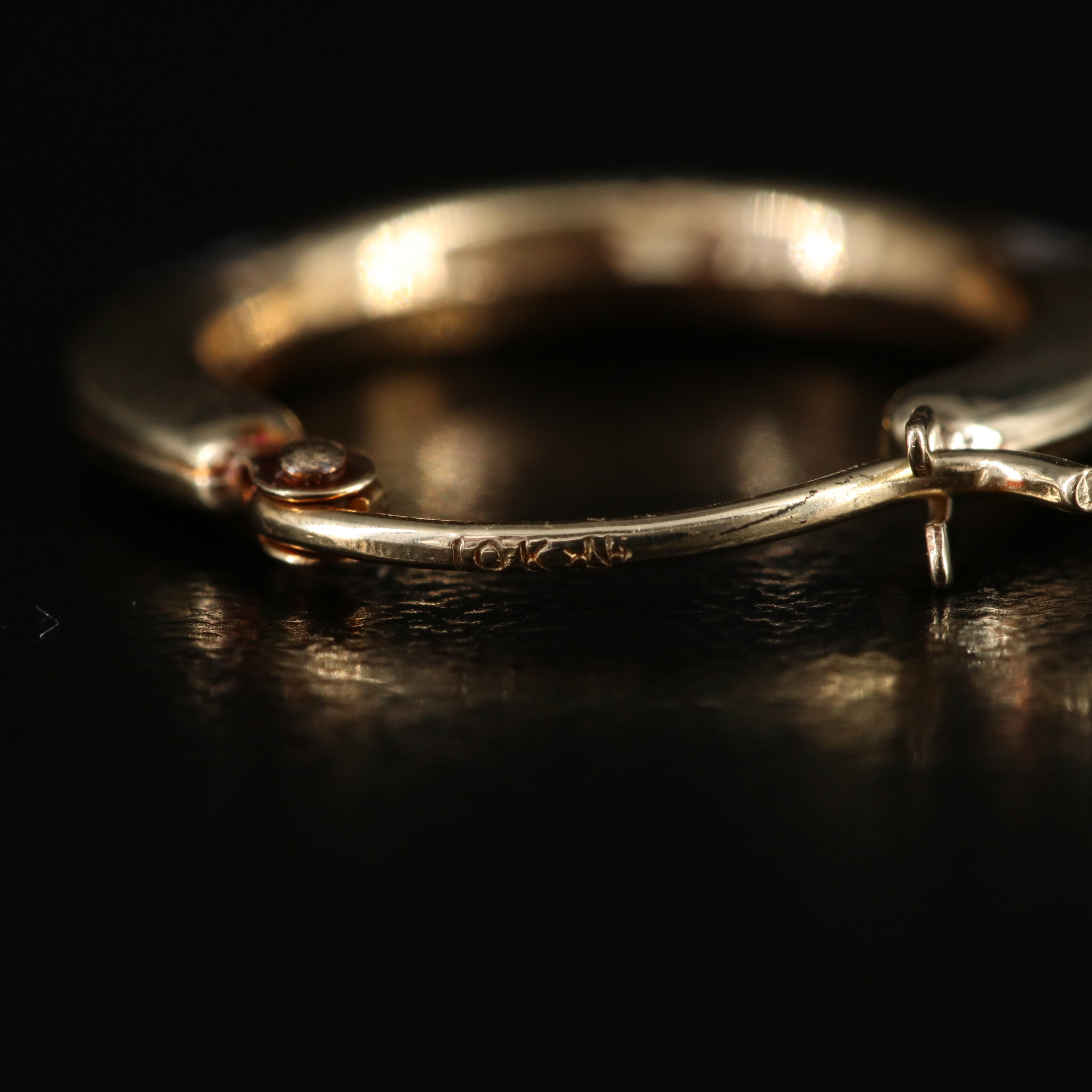 10K Hoop Earrings