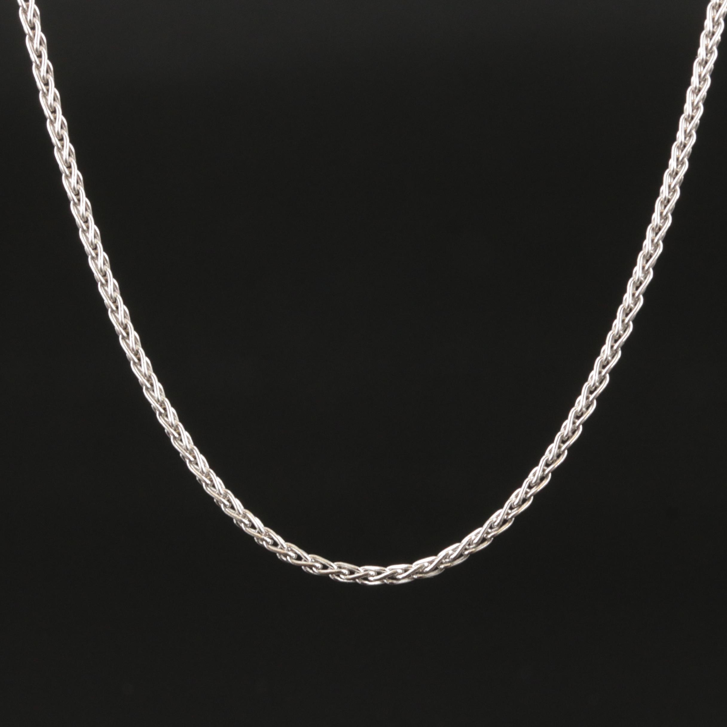 18K Wheat Chain Necklace