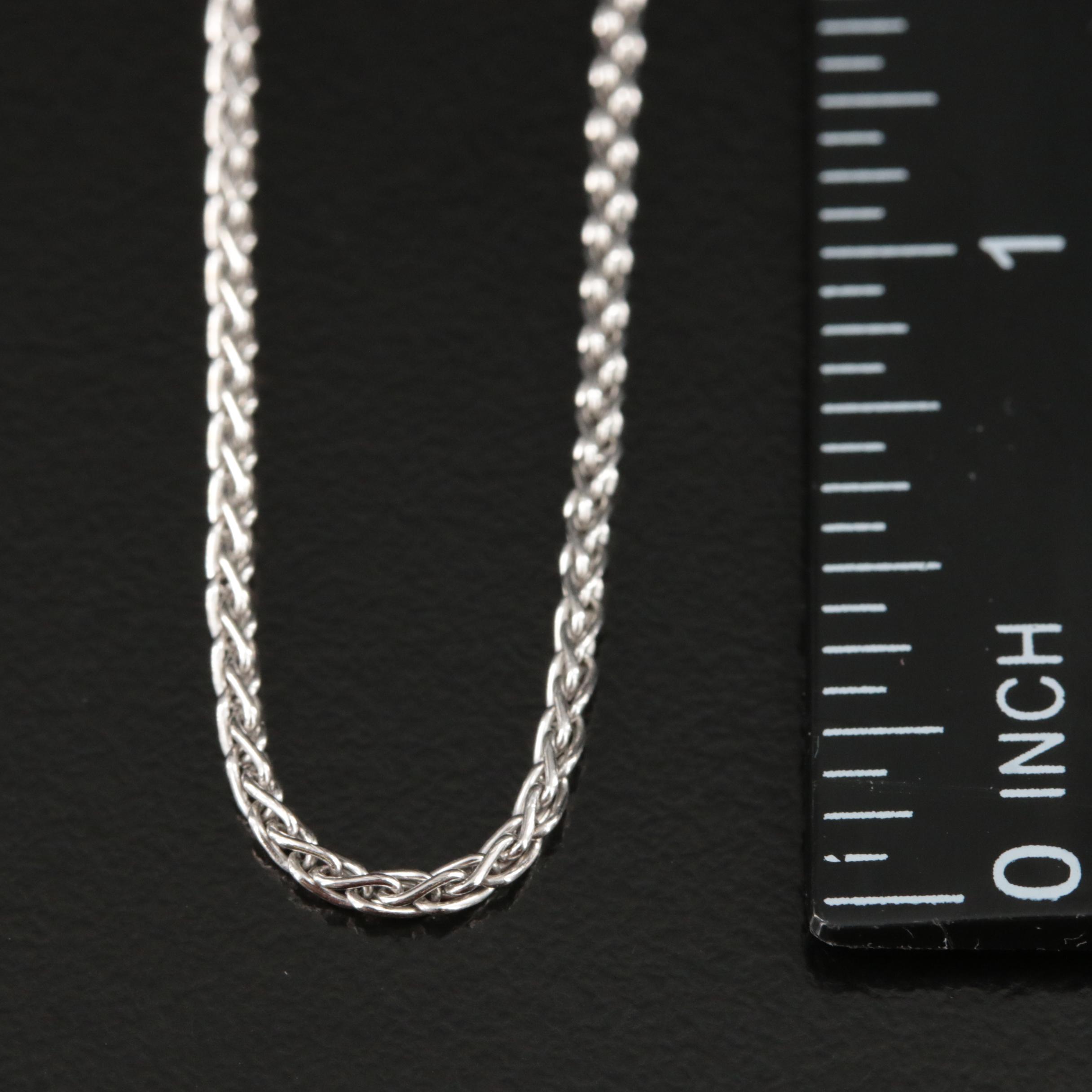 18K Wheat Chain Necklace