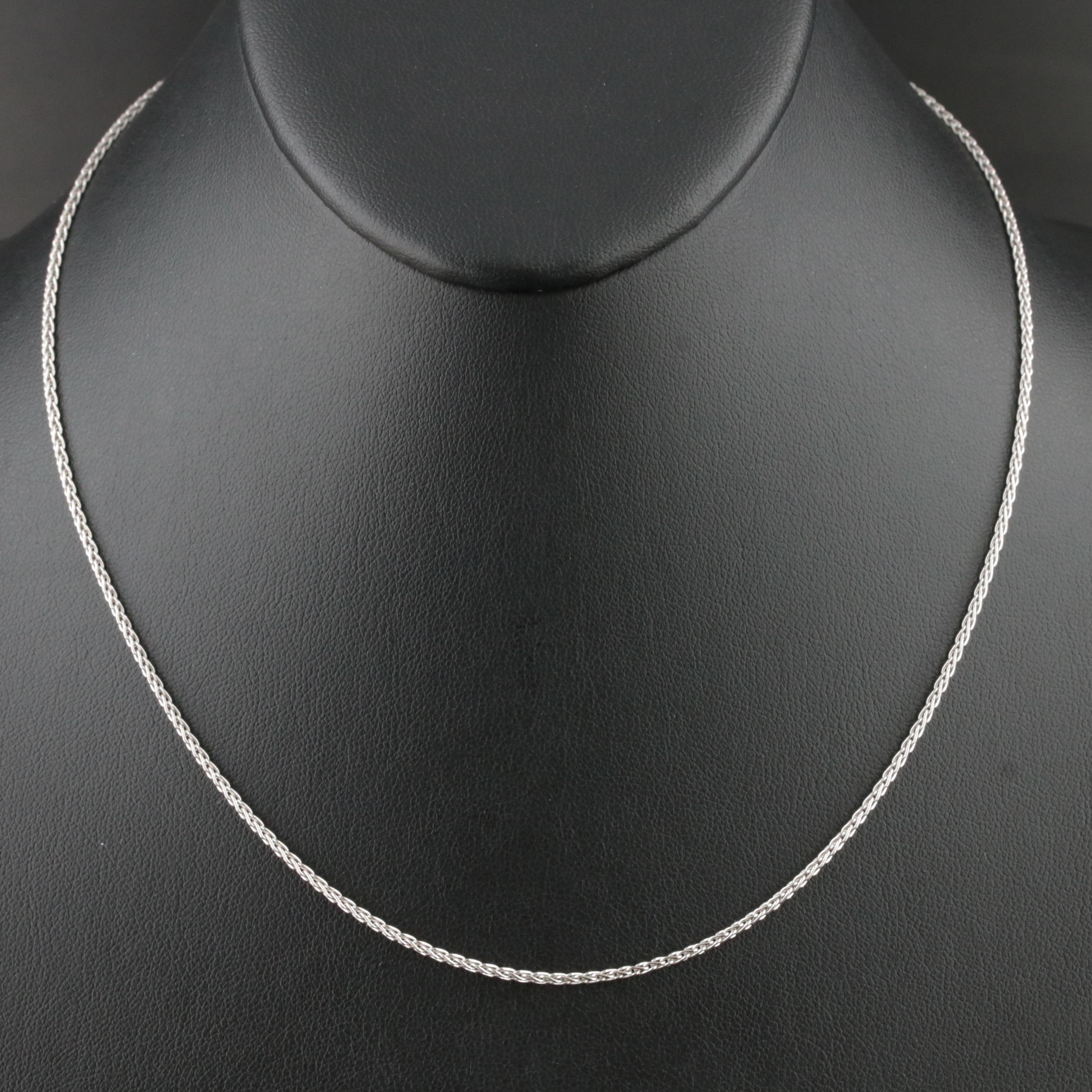 18K Wheat Chain Necklace