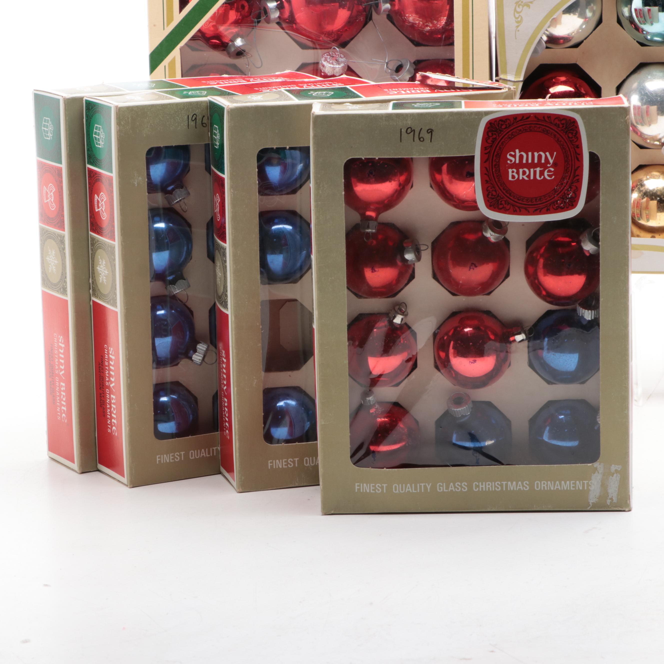 Shiny Brite, Vitbis and other Glass Christmas Ornaments