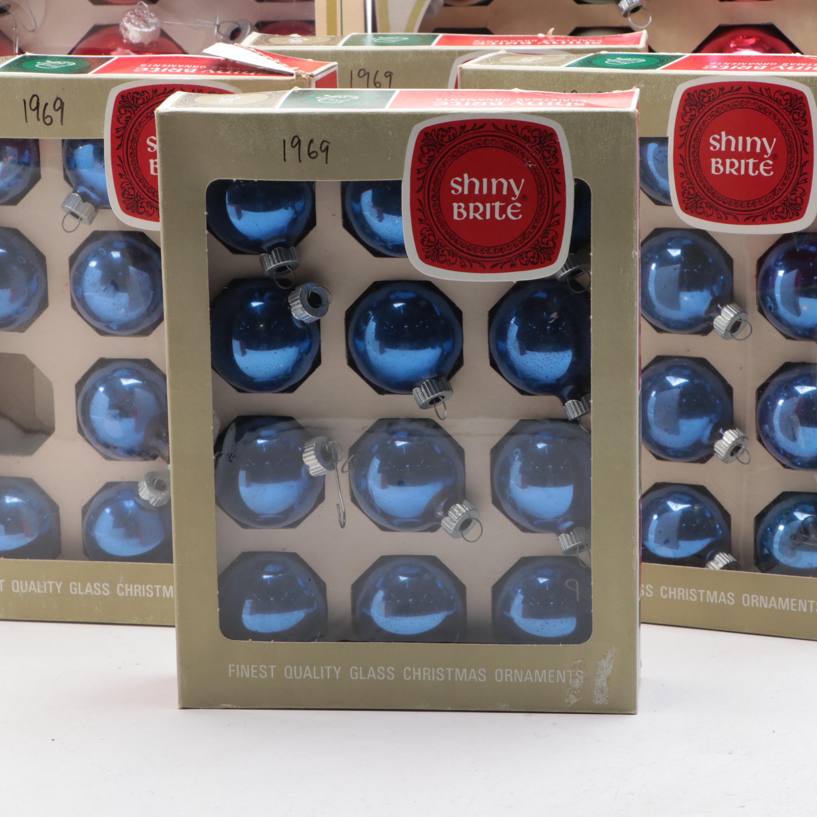 Shiny Brite, Vitbis and other Glass Christmas Ornaments