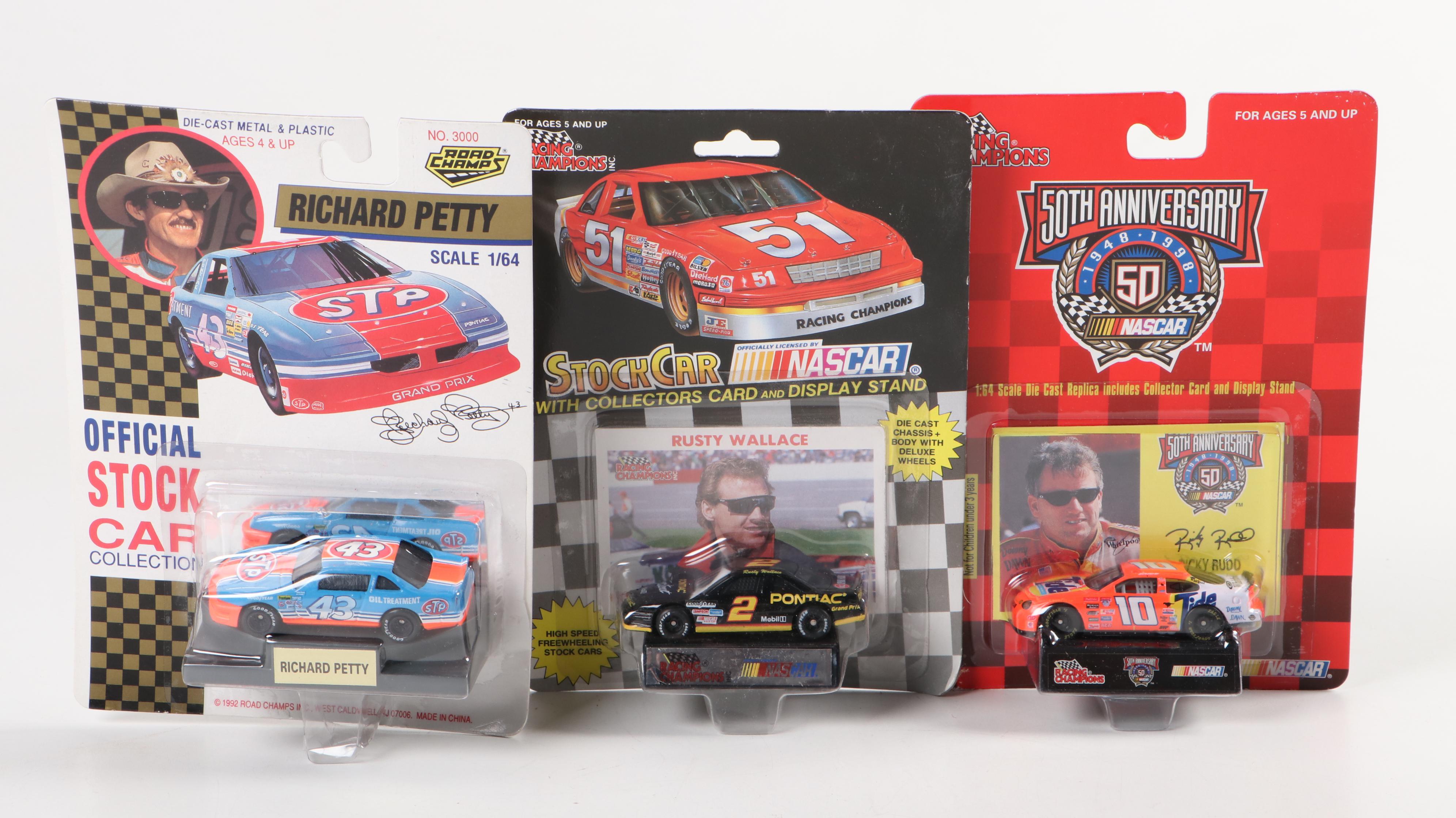 Dale Earnhardt and Other NASCAR Diecast Race Cars, 1990s–2000s