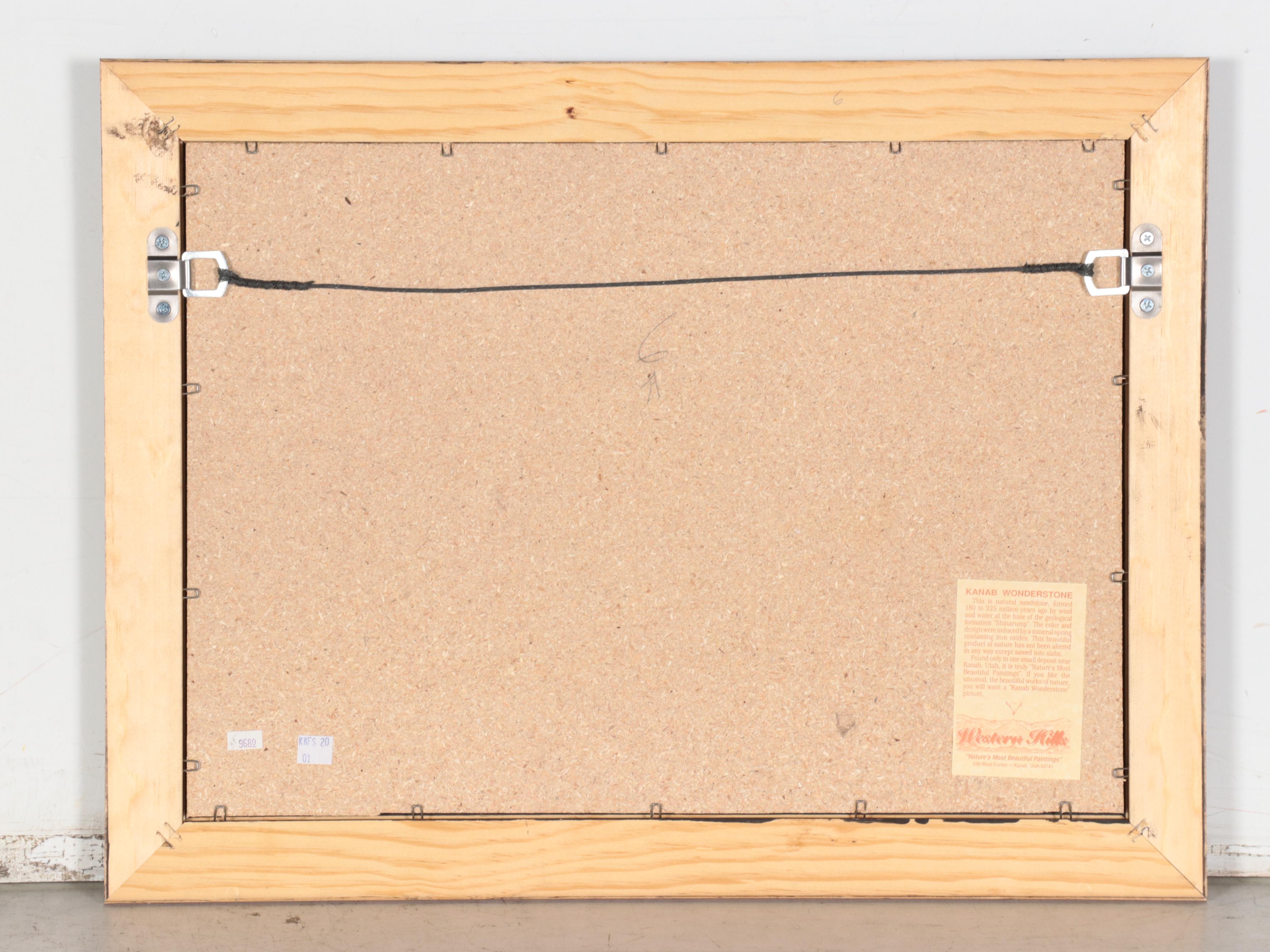 Kanab Wonderstone Natural Sandstone Mounted Slab