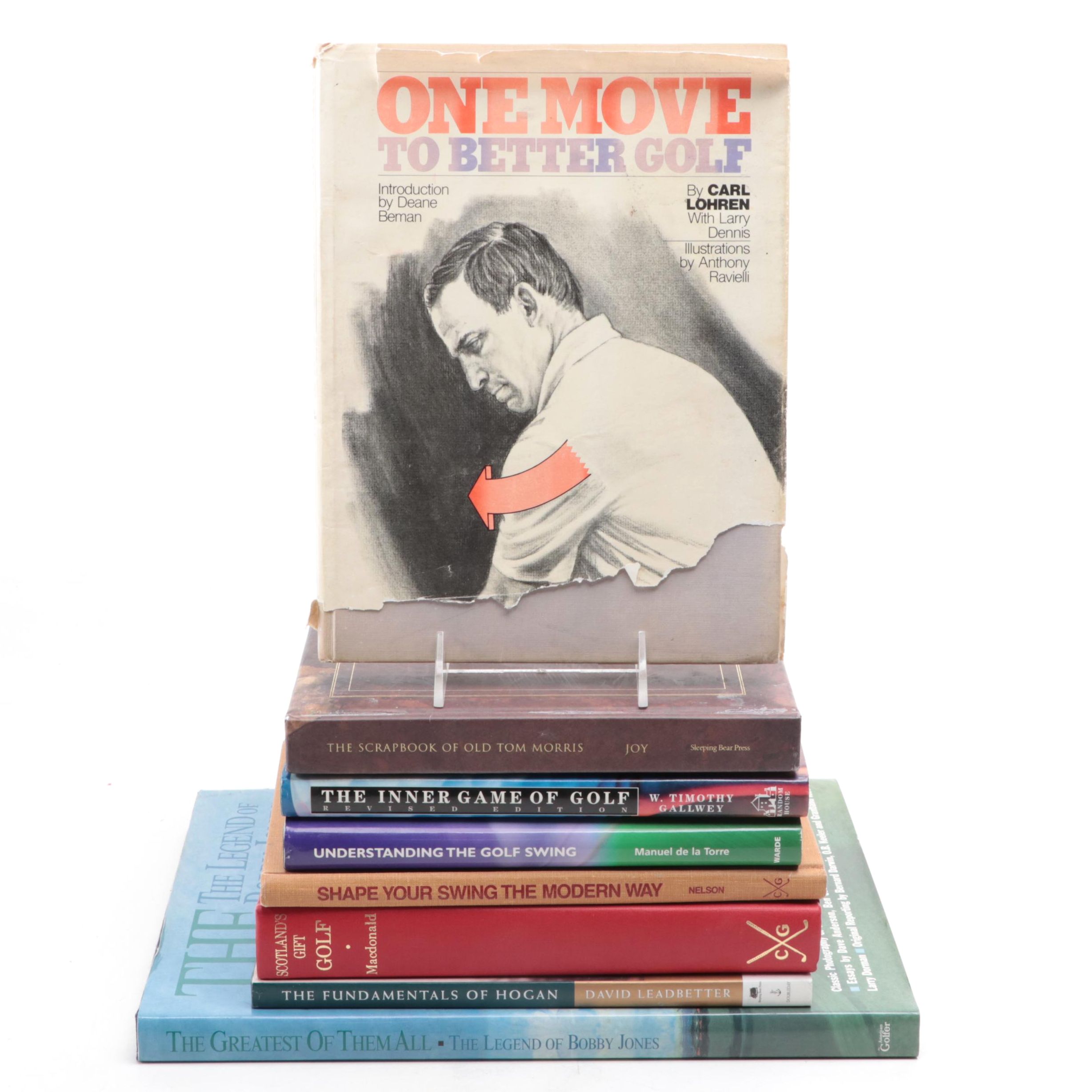 First Edition "One Move to Better Golf" by Carl Lohren and More Books