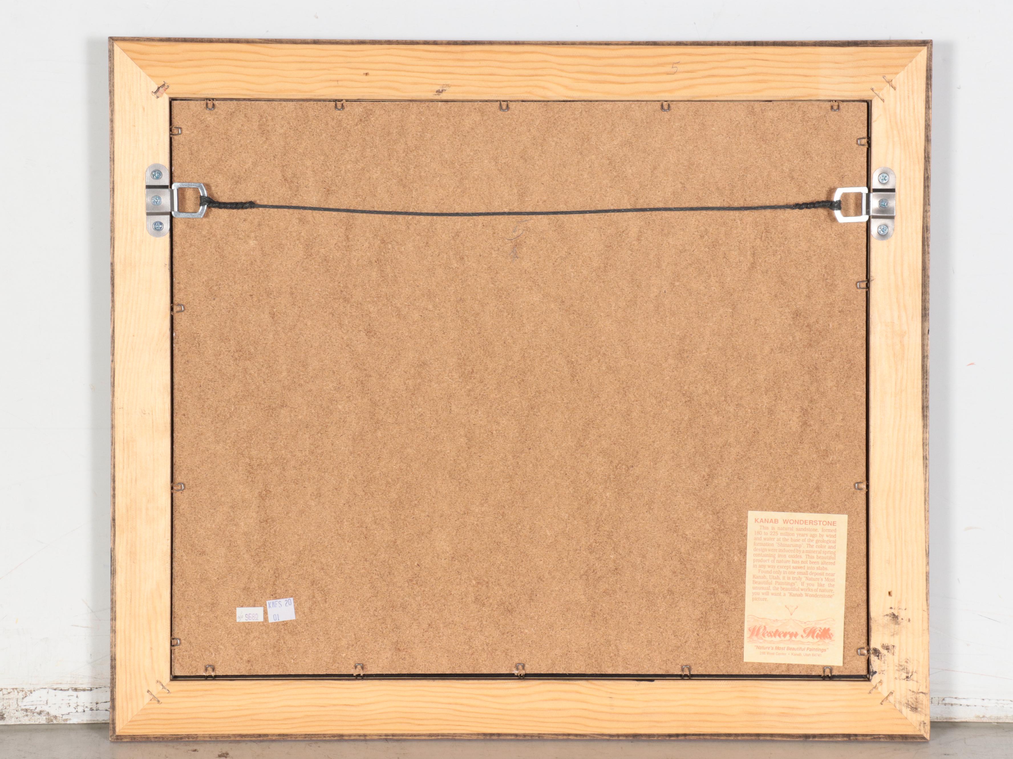 Kanab Wonderstone Natural Sandstone Mounted Slab