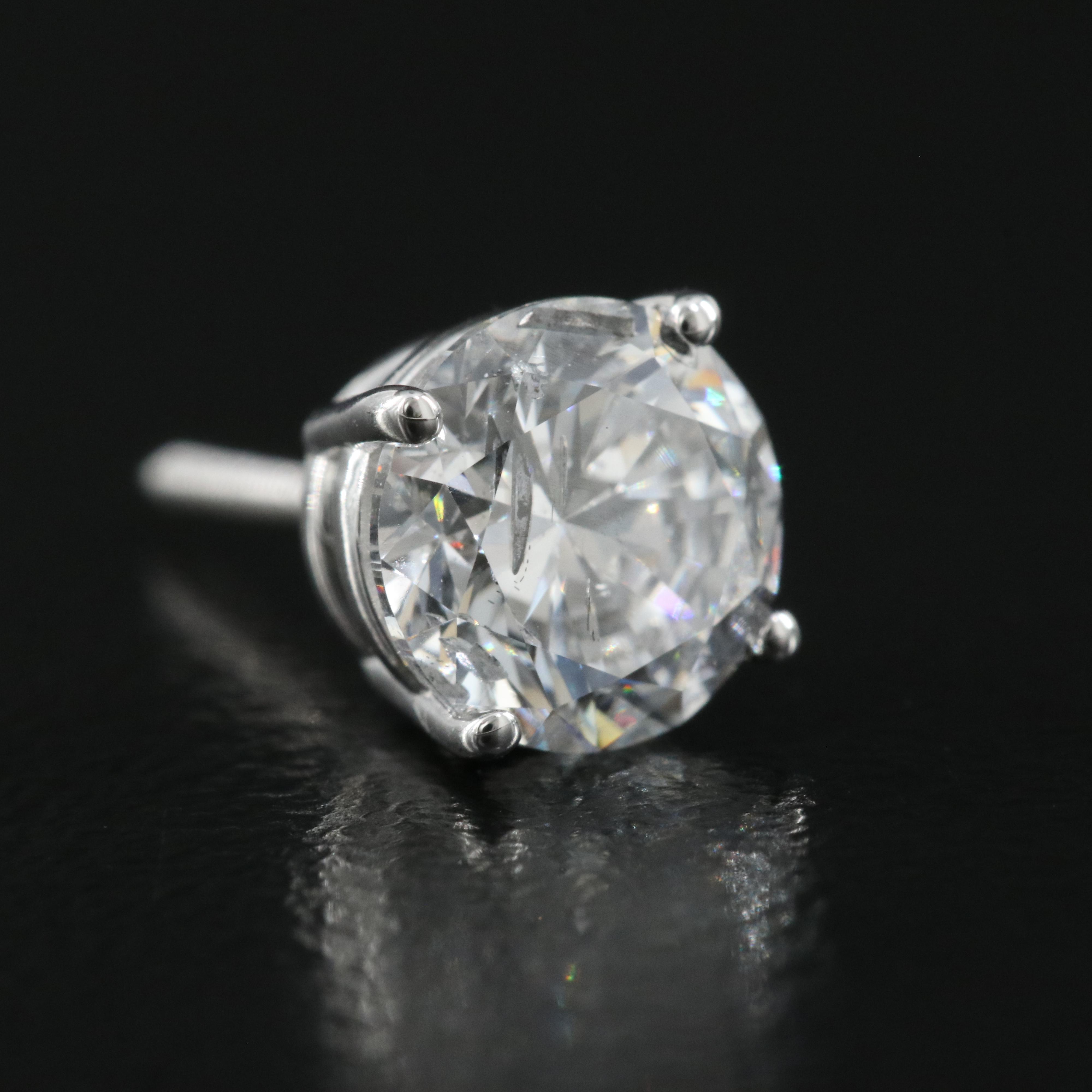 14K 1.73 CTW Lab Grown Diamond Stud Earrings