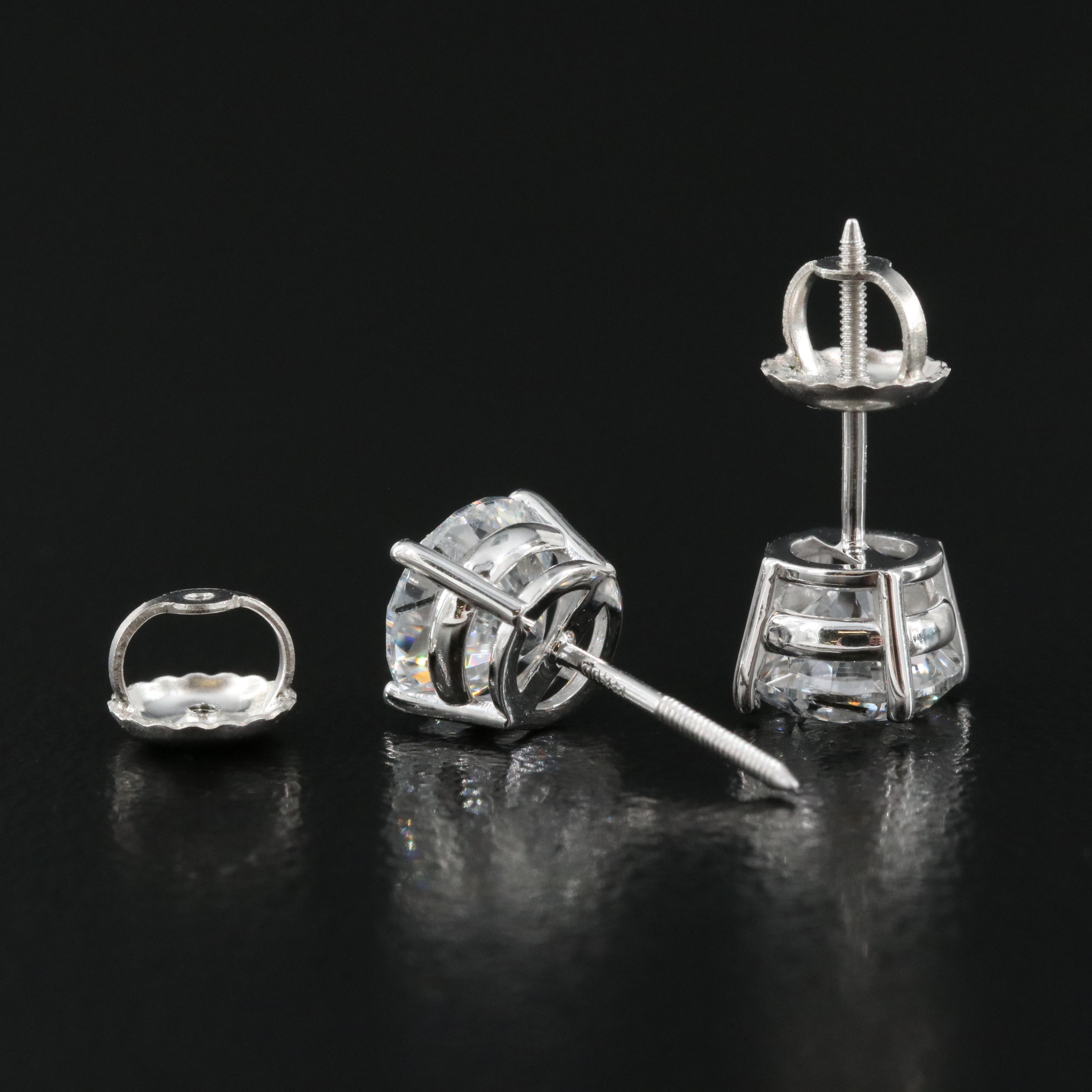 14K 1.73 CTW Lab Grown Diamond Stud Earrings