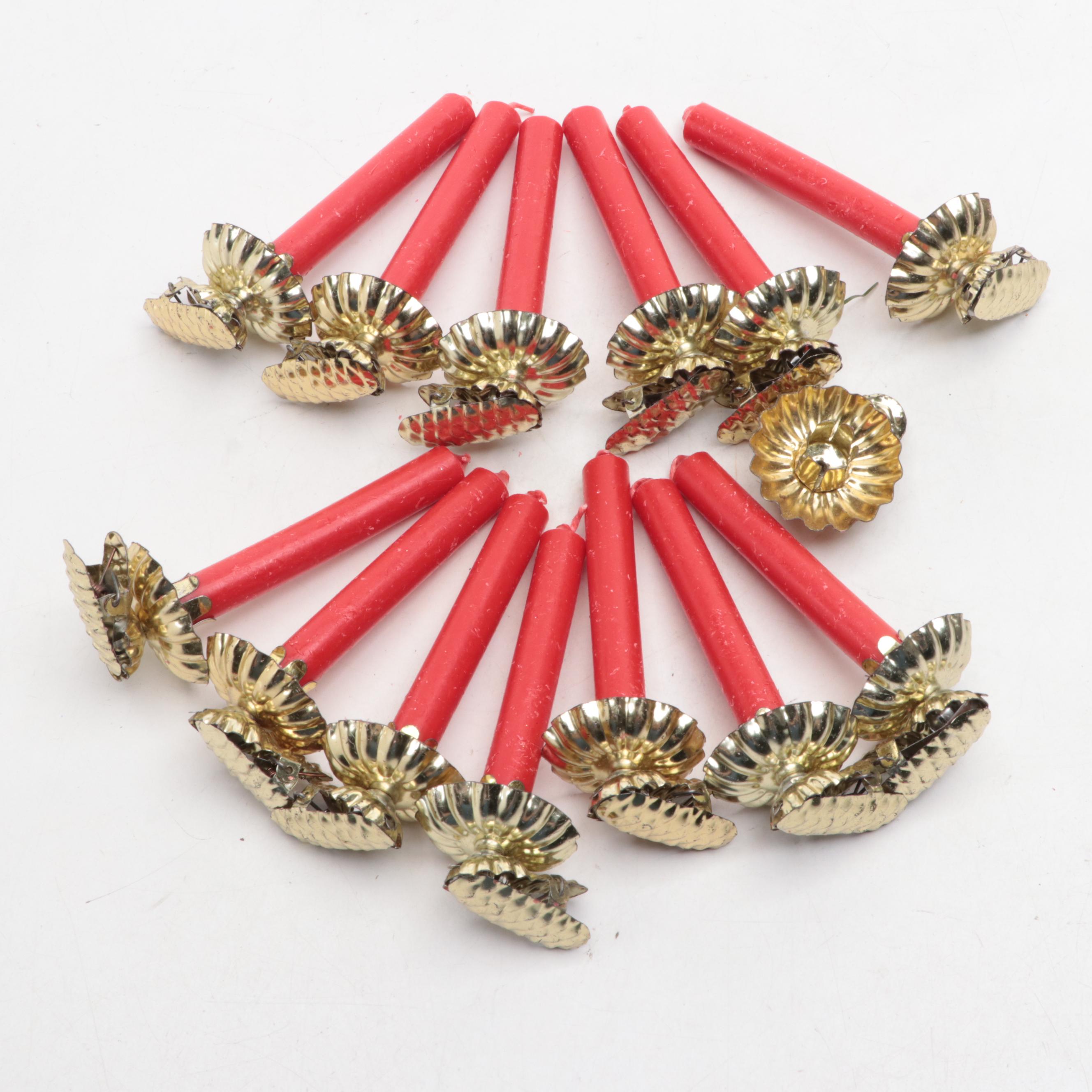 Shiny Brite and Other Blown Glass Christmas Ornaments, Mid-20th Century