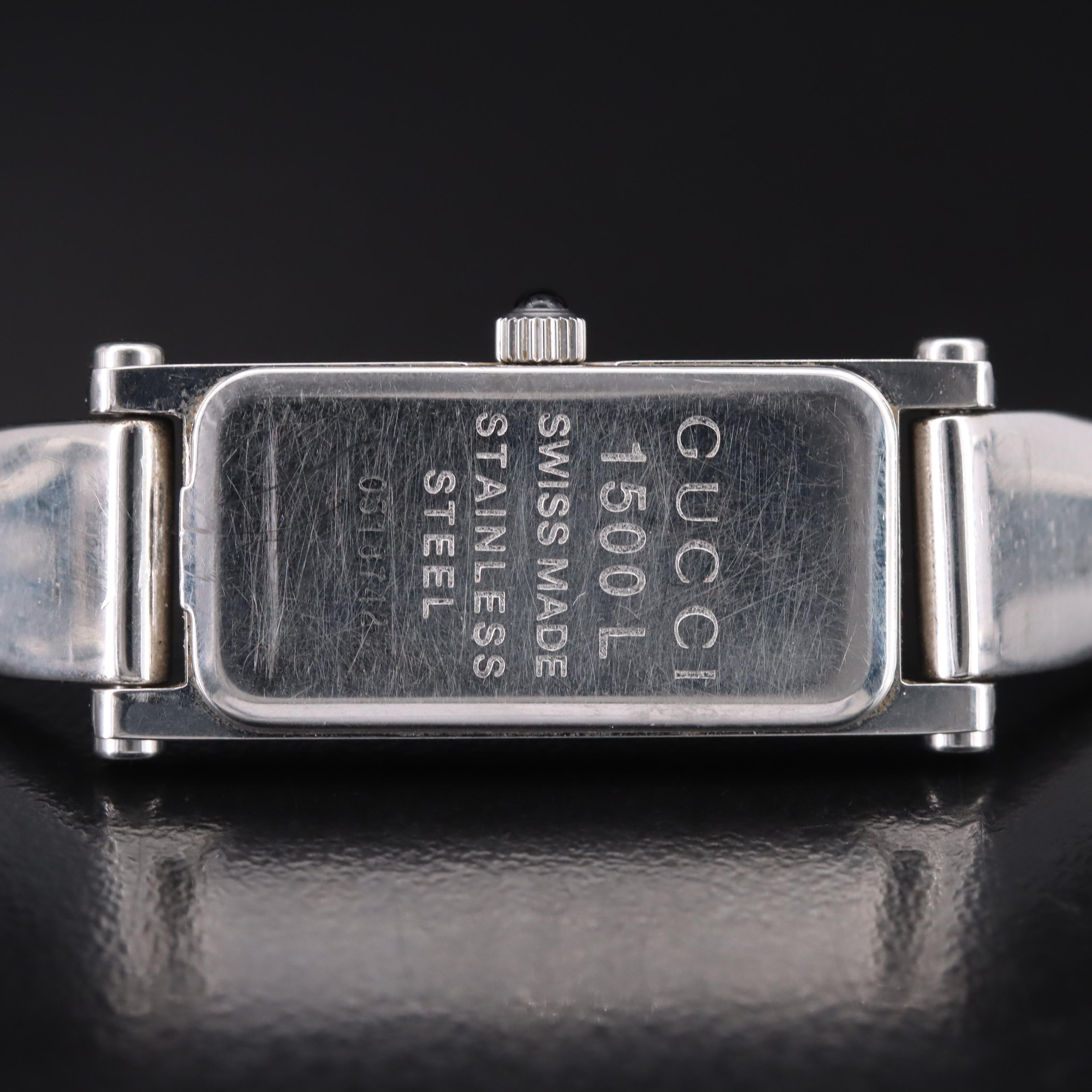 Gucci 1500L Stainless Steel Quartz Watch