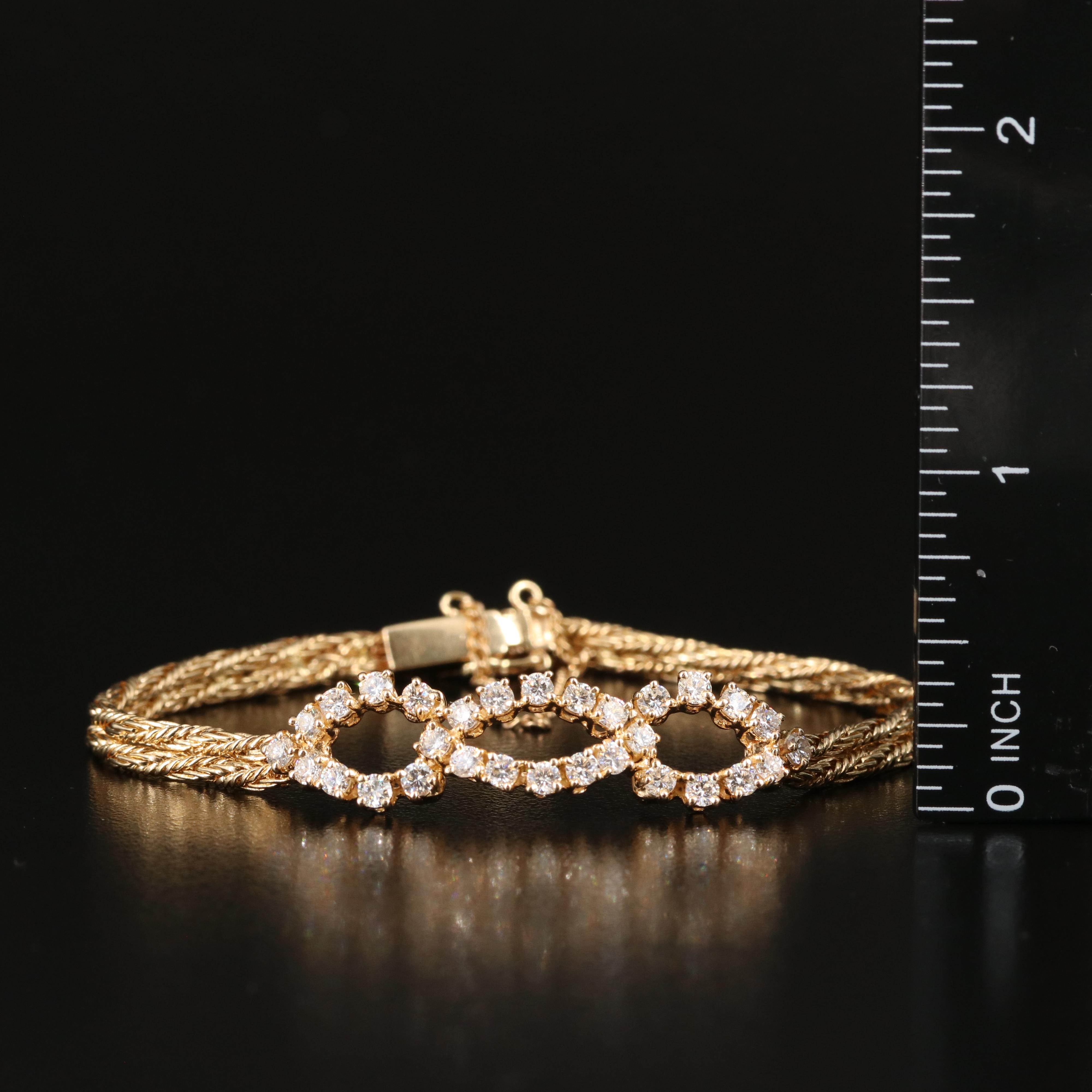 14K 1.50 CTW Diamond Bracelet