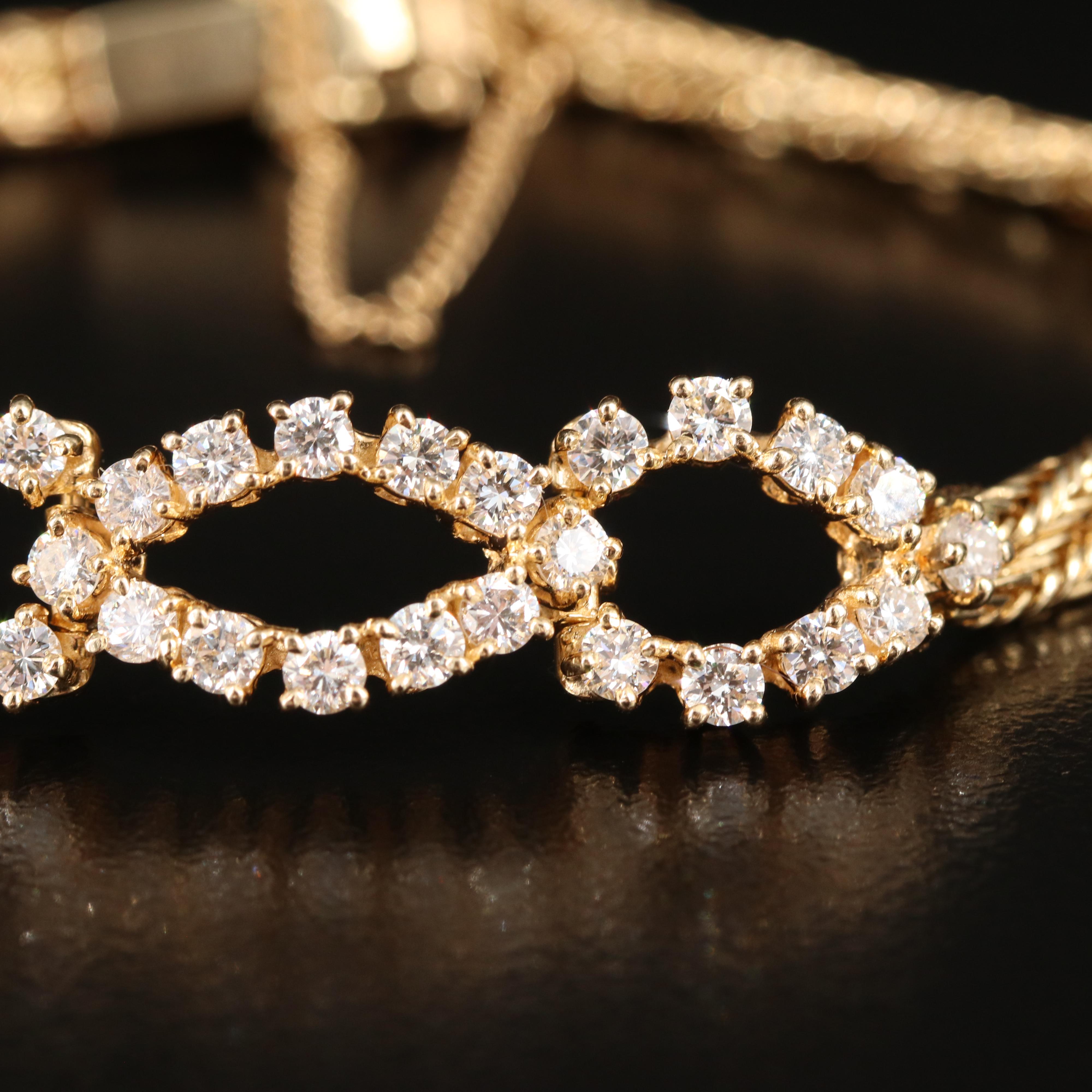14K 1.50 CTW Diamond Bracelet