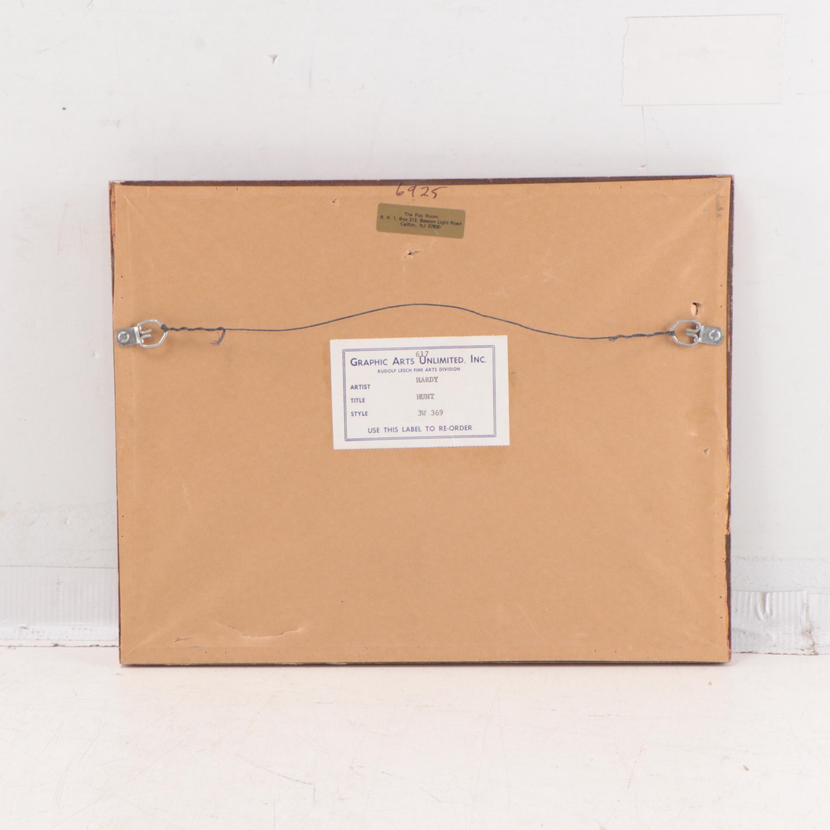 Offset Lithographs of English Hunting Scenes Including After Sheldon Williams