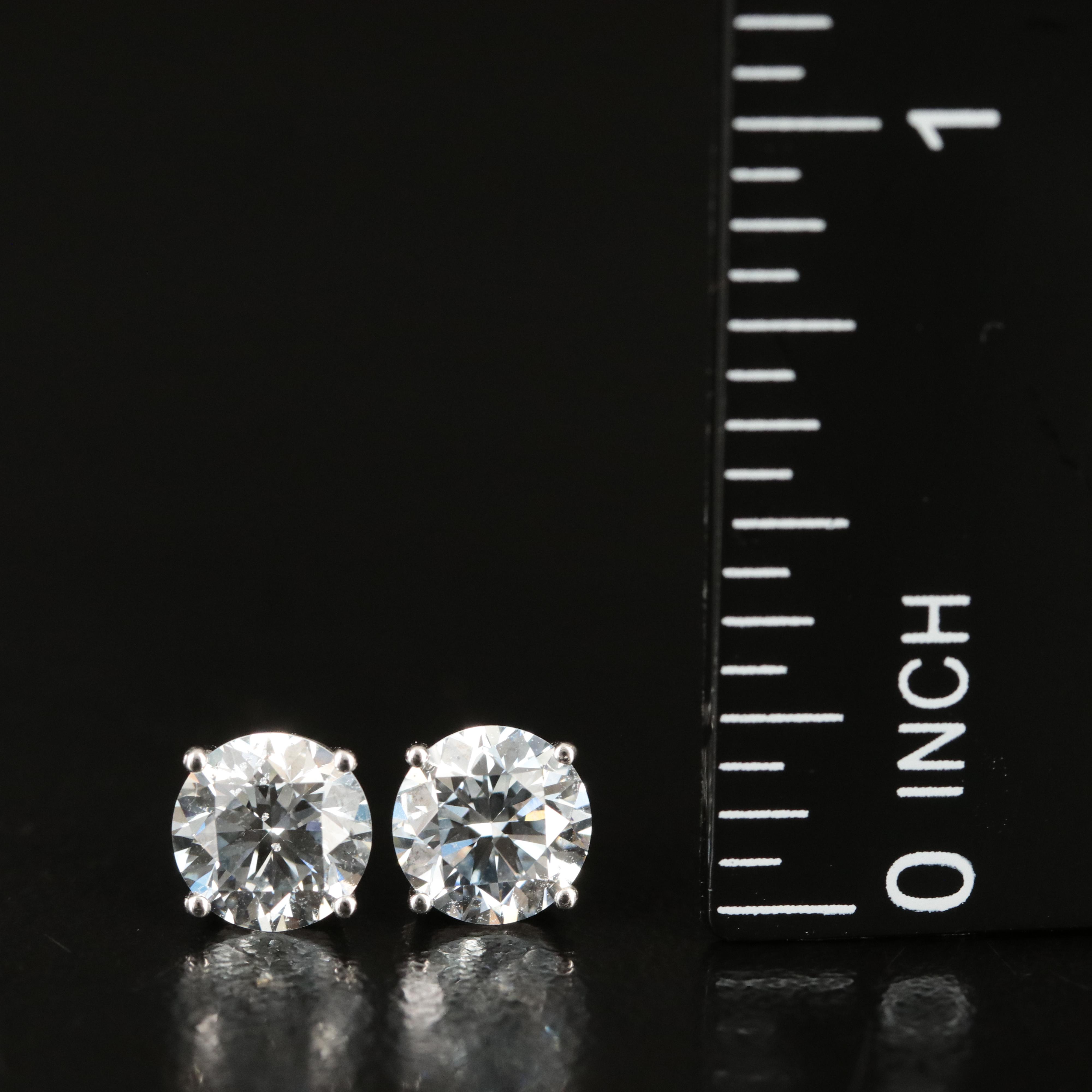 14K 1.82 CTW Lab Grown Diamond Stud Earrings