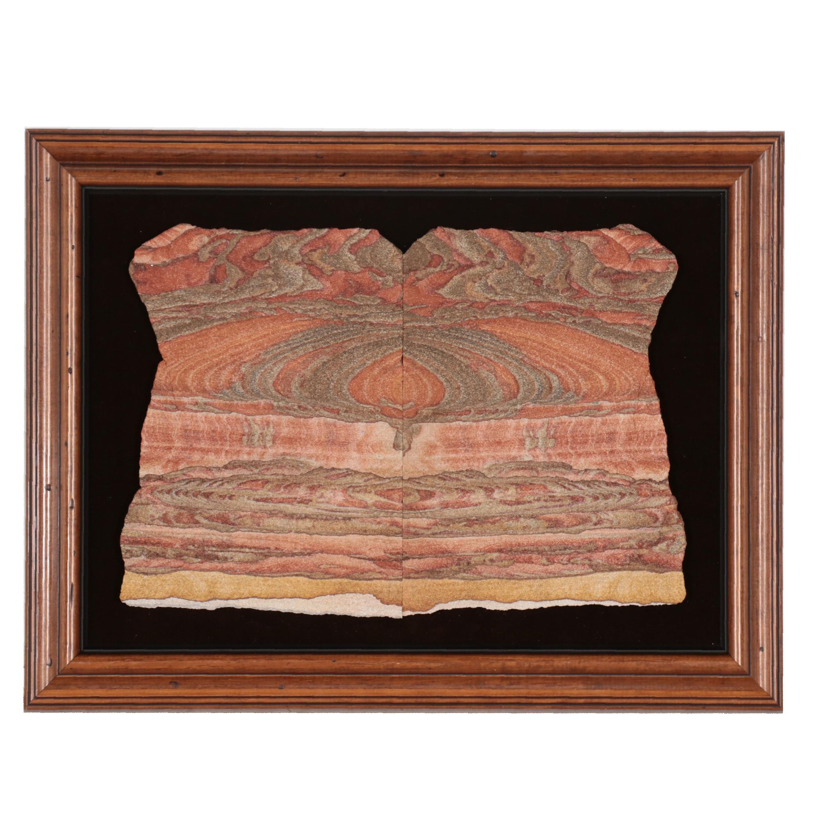 Kanab Wonderstone Natural Sandstone Mounted Slab