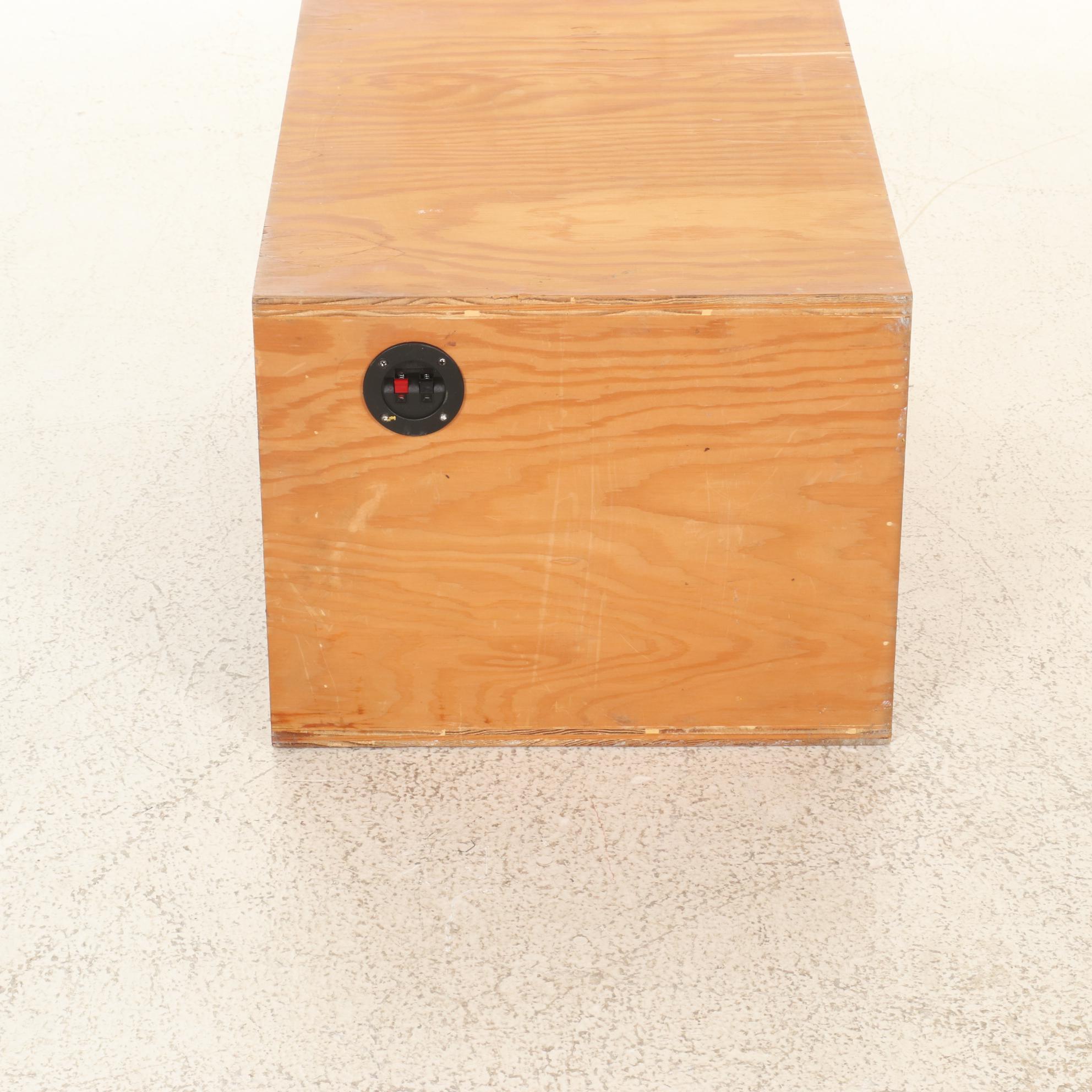 MTX Two Car Speakers in Handbuilt Cabinet