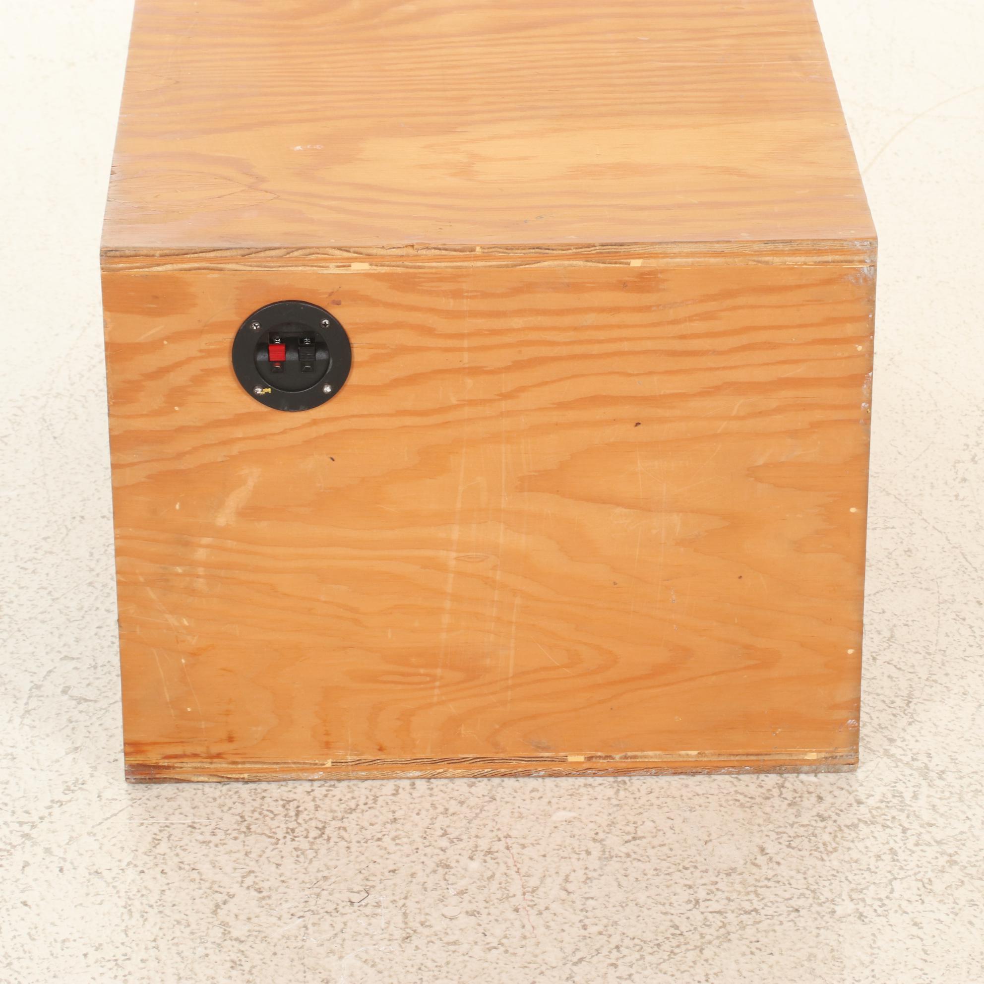 MTX Two Car Speakers in Handbuilt Cabinet