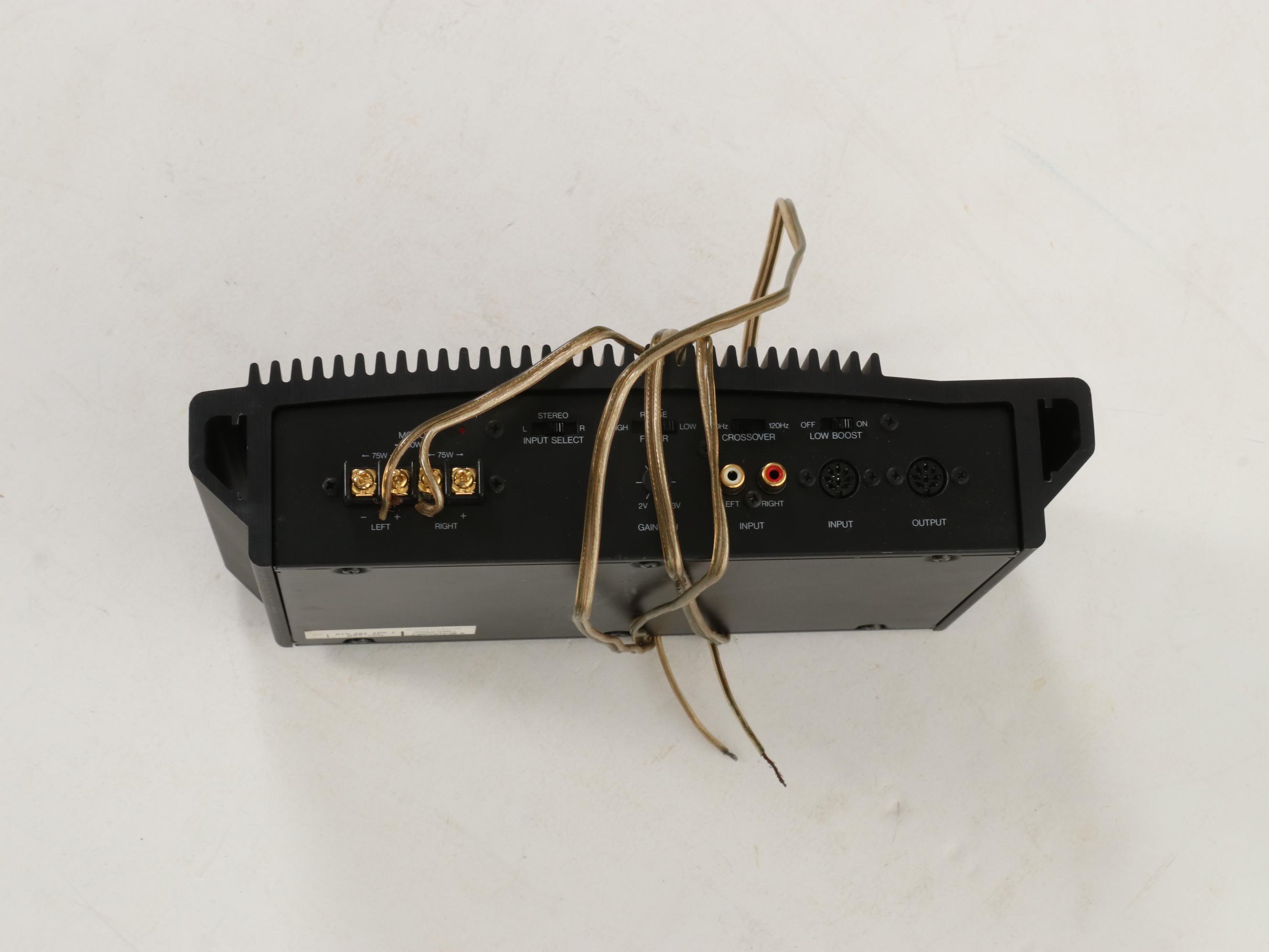 MTX Two Car Speakers in Handbuilt Cabinet