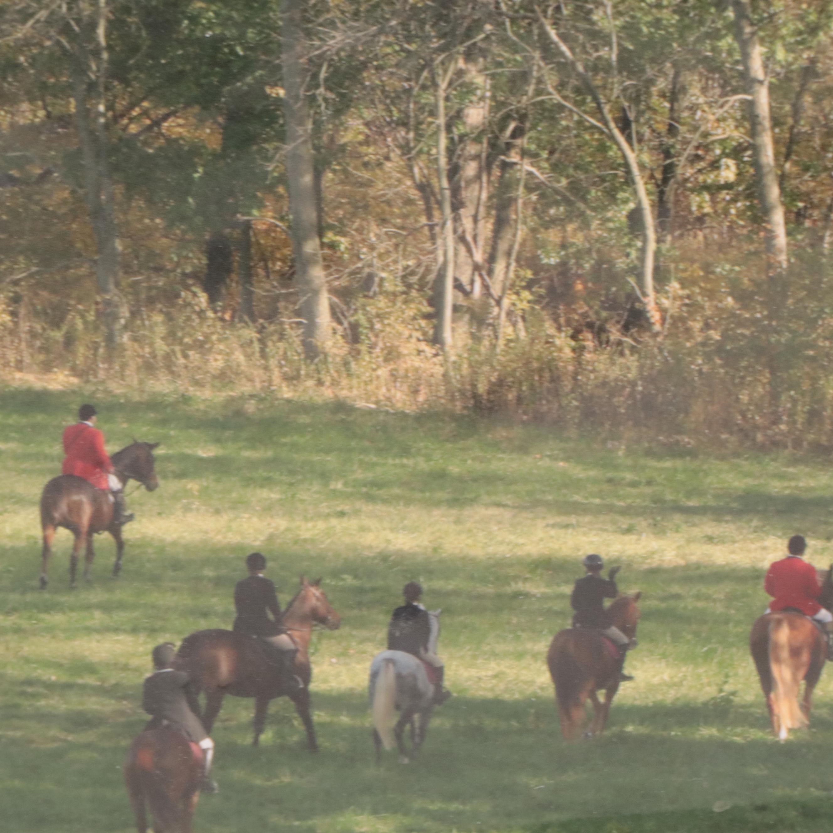 English Hunting Genre Artwork Including Offset Lithograph After Edgar Degas