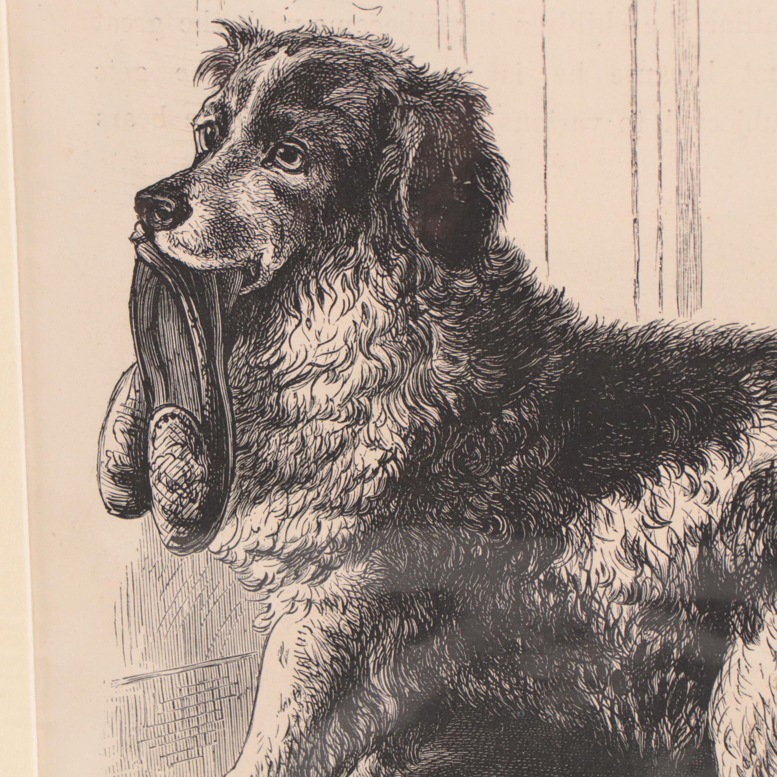 English Hunting Genre Artwork Including Offset Lithograph After Edgar Degas